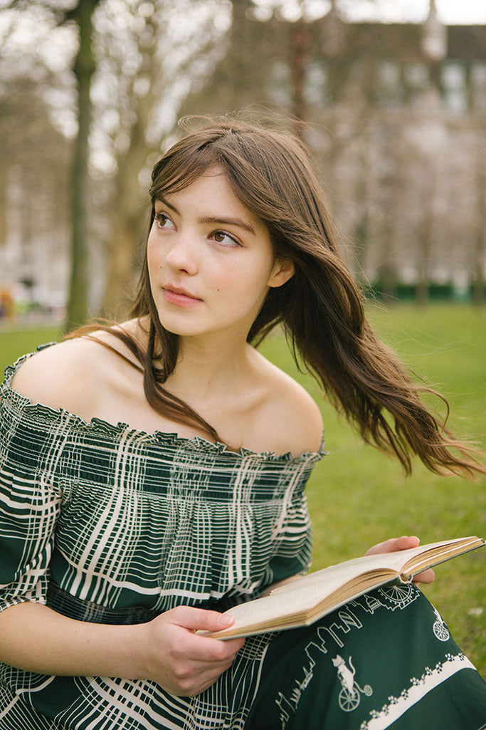 Kitten Ride Picnic Dress