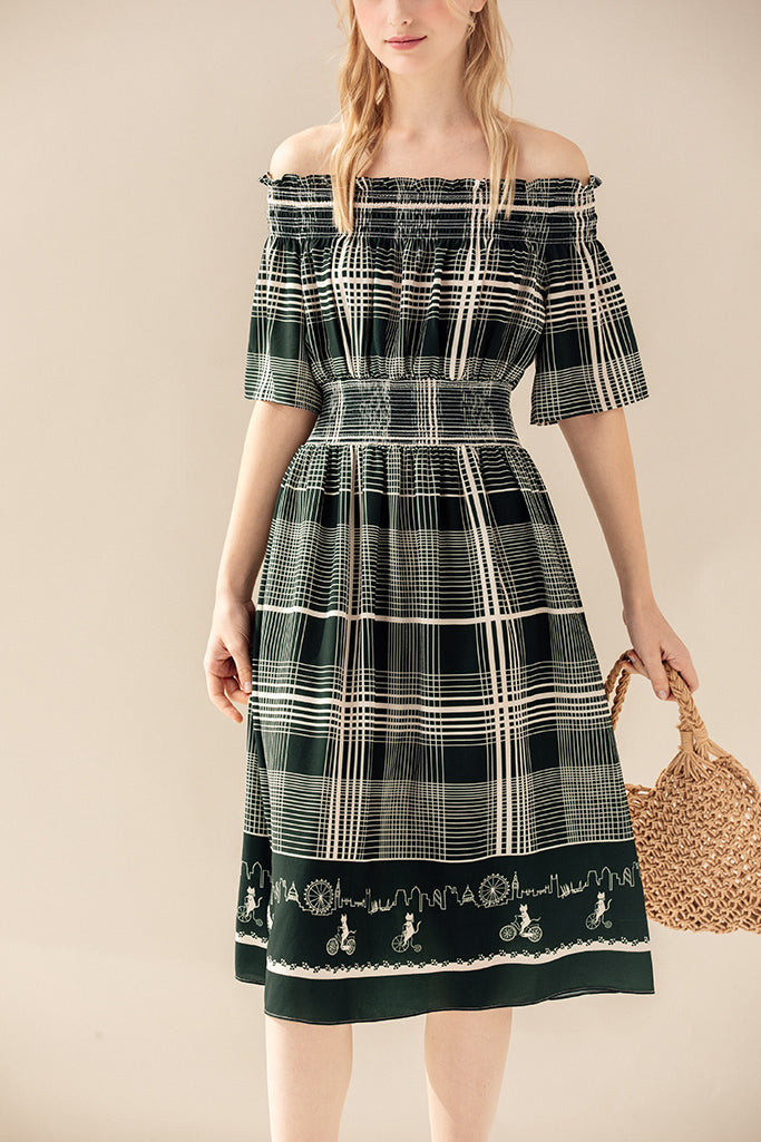 Kitten Ride Picnic Dress