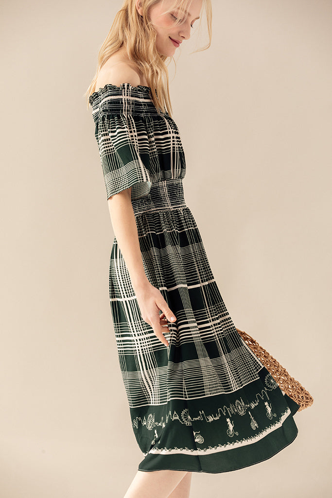 Kitten Ride Picnic Dress