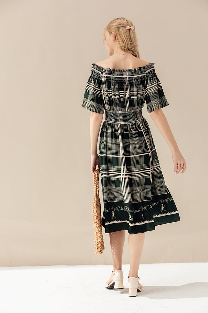 Kitten Ride Picnic Dress