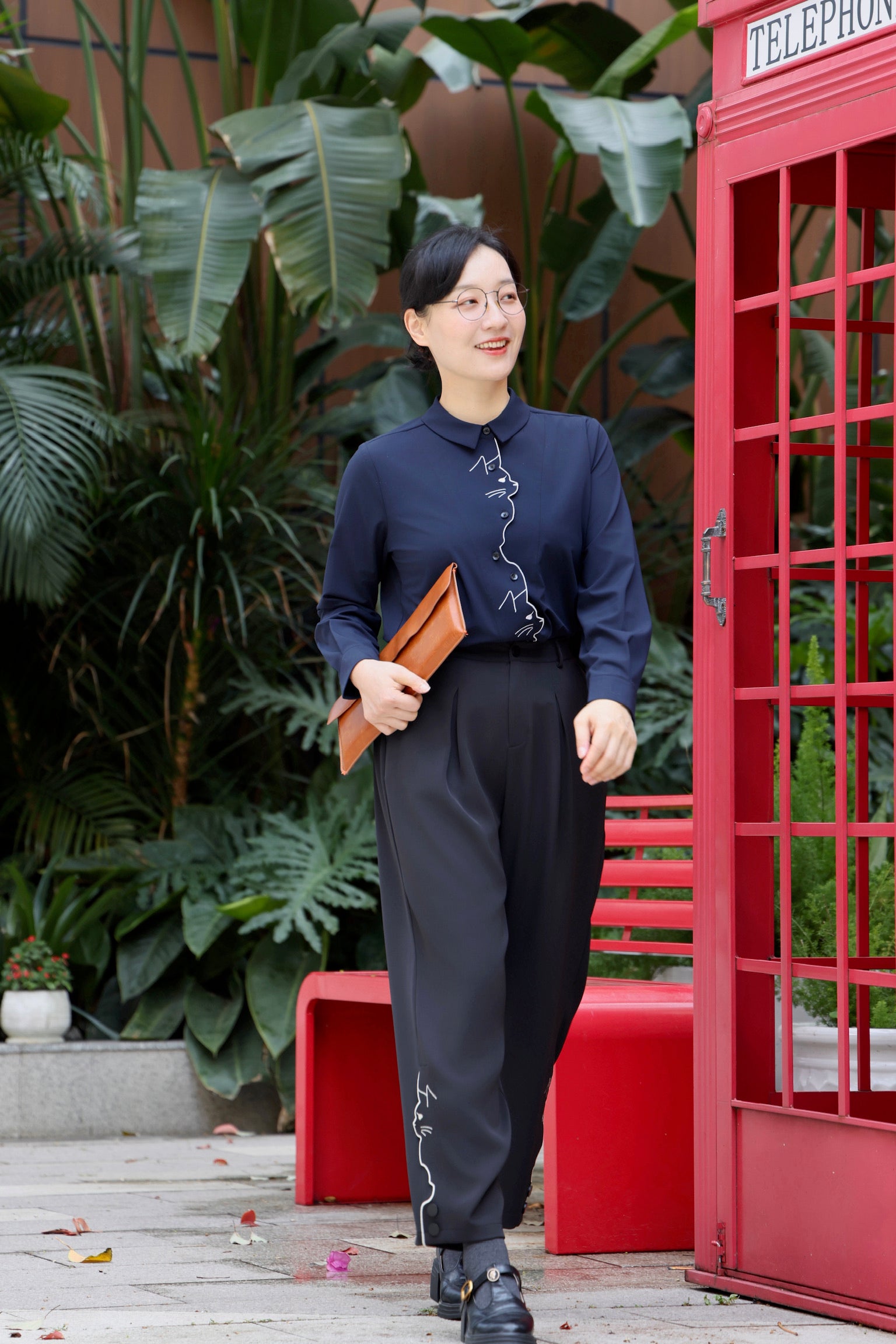 Kitten Anthem Shirt (Navy)