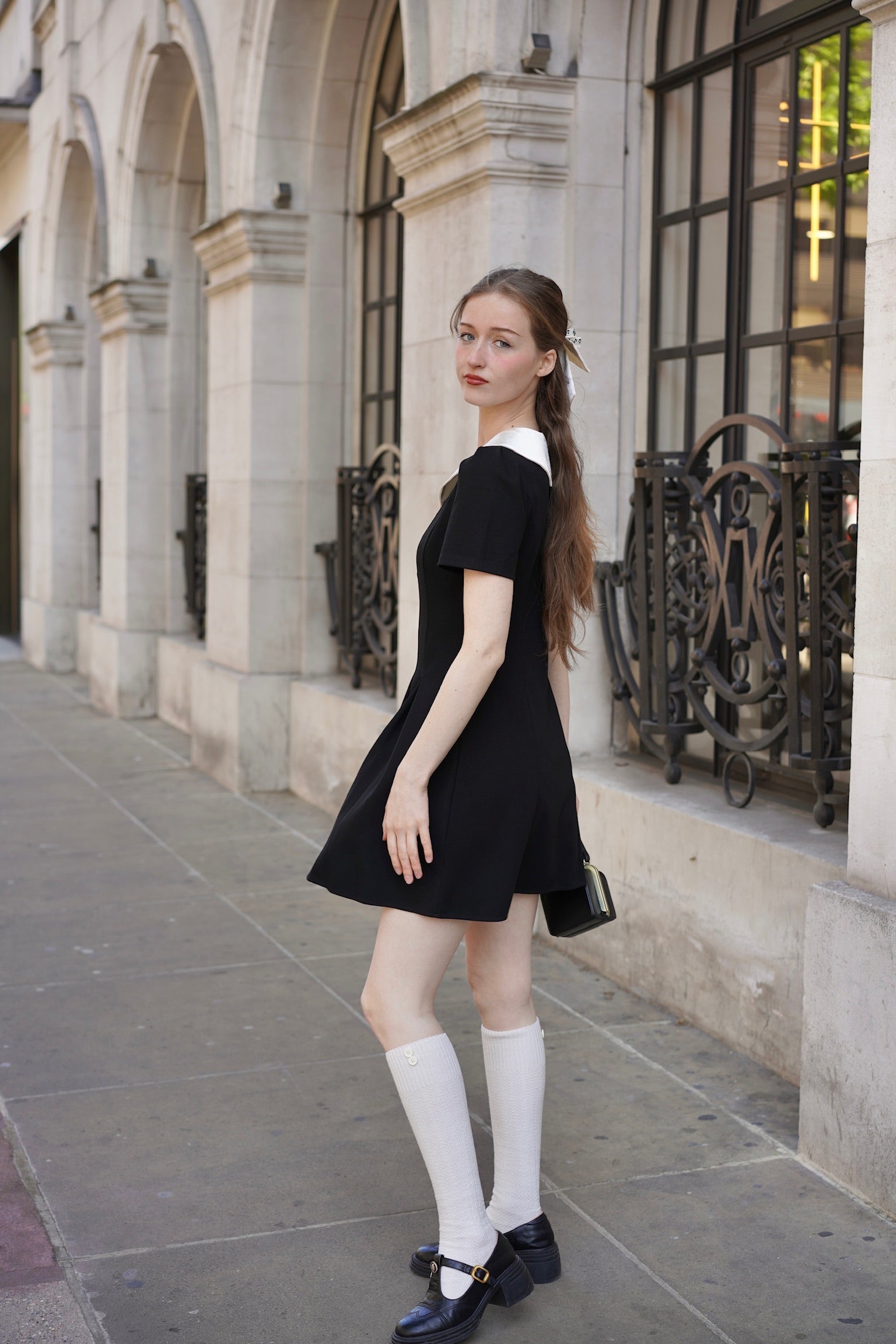 Kitty Bow Sailor Mini Dress