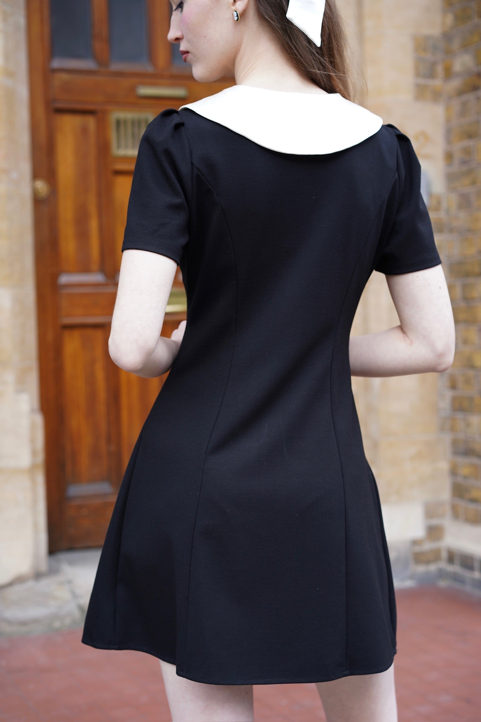 Kitty Bow Sailor Mini Dress