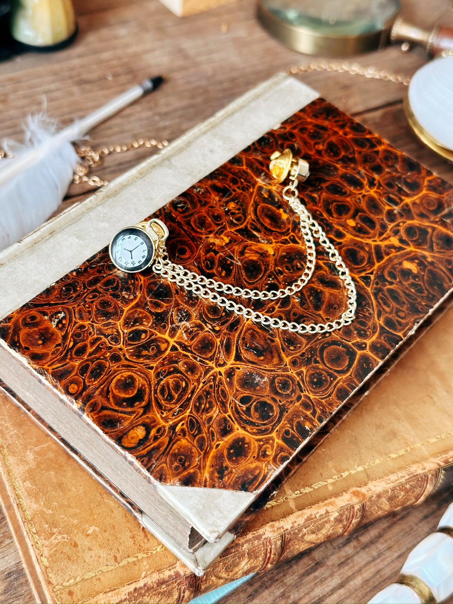 Library Hour Brooch