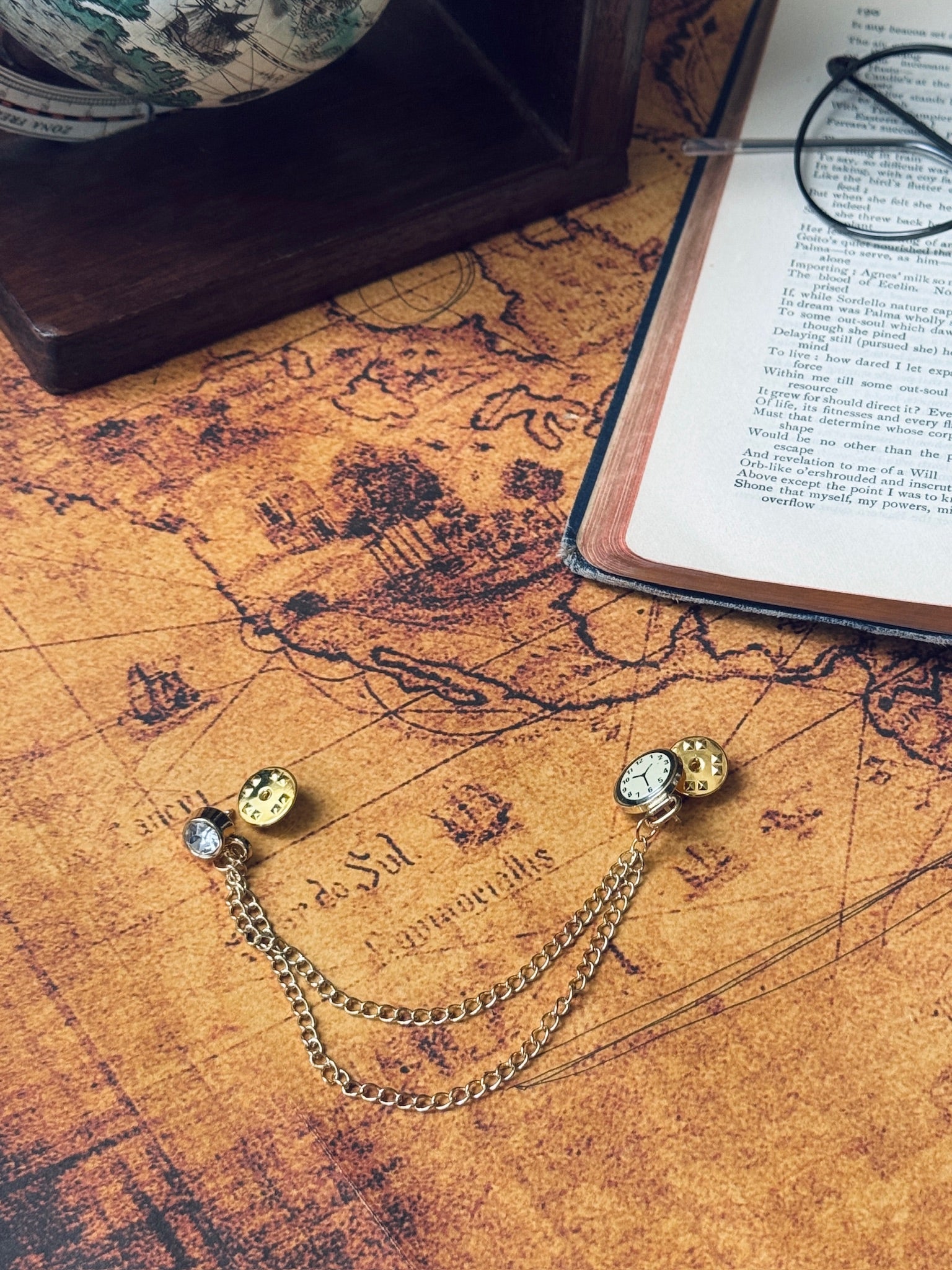 Library Hour Brooch