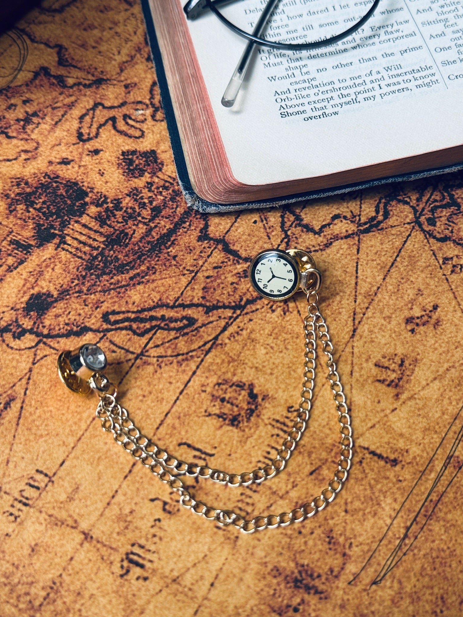 Library Hour Brooch