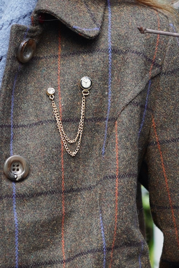 Library Hour Brooch