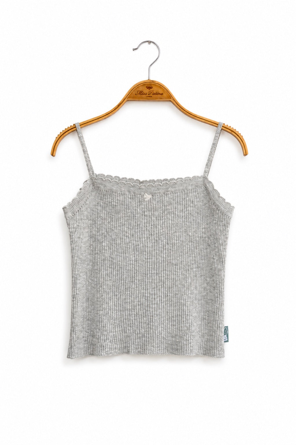 Linen-Mesh Summer Knit Set (Grey)