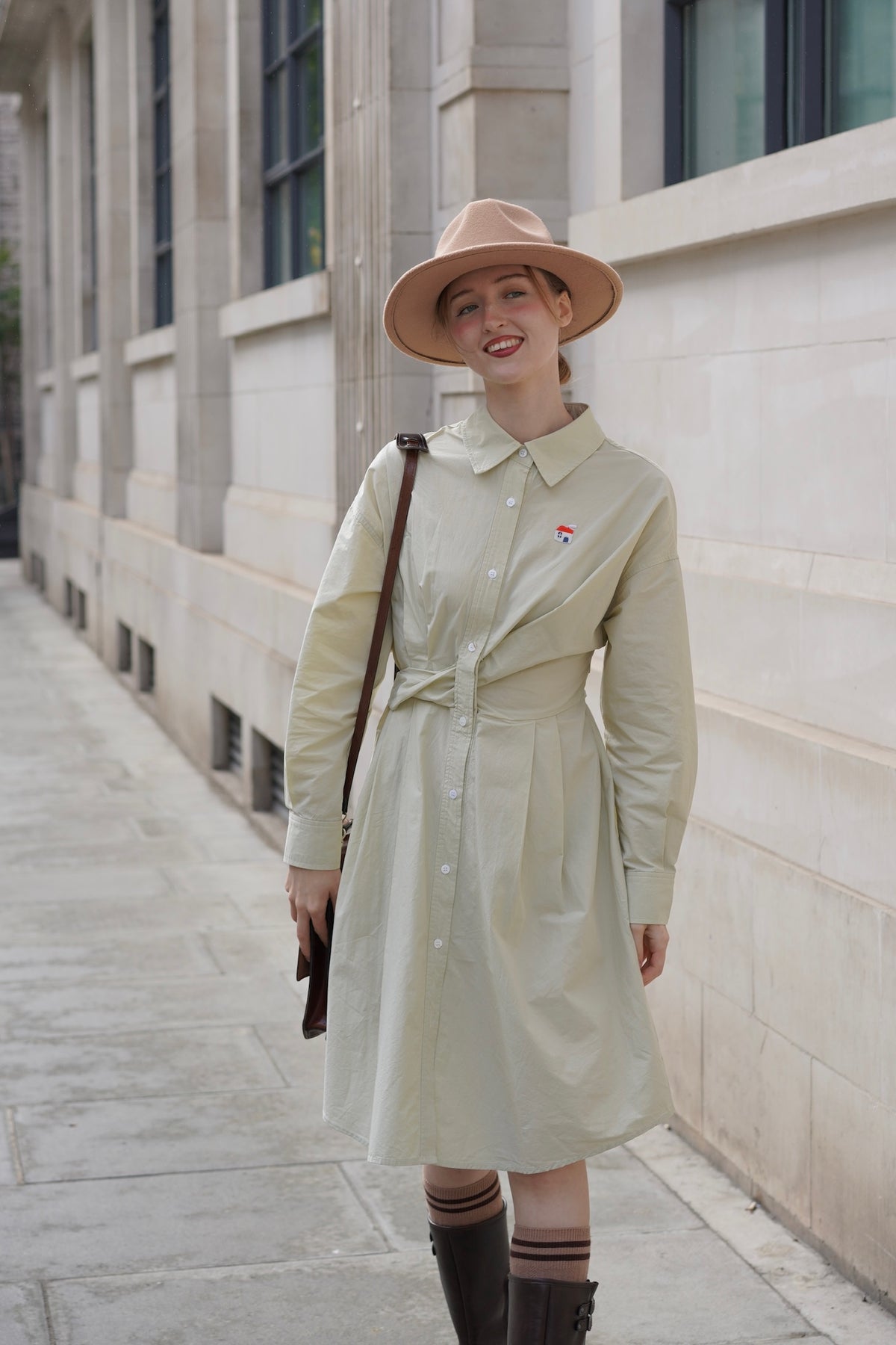 Little Cottage Cotton Shirt Dress