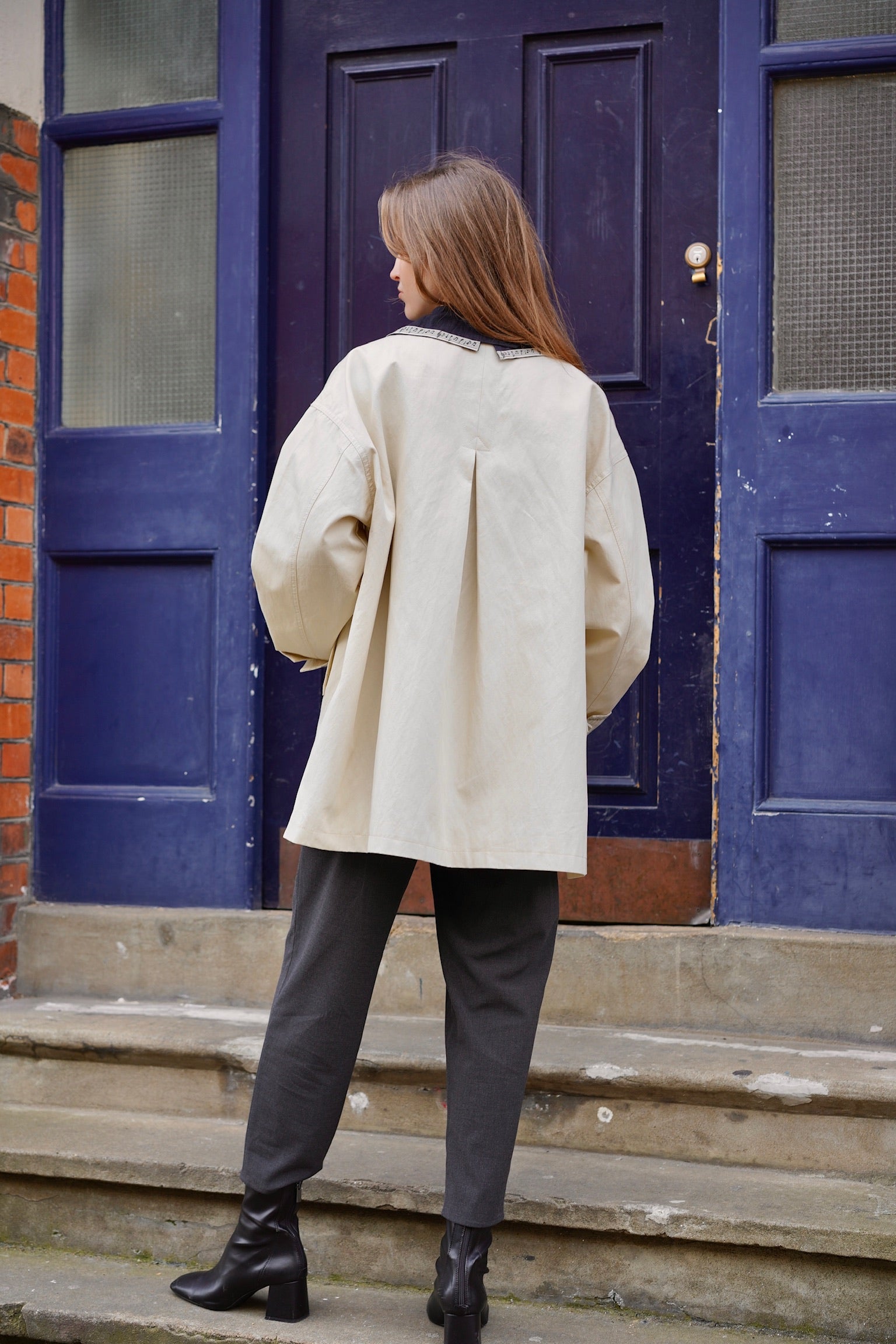 London Girl Sailor Jacket (Cream)