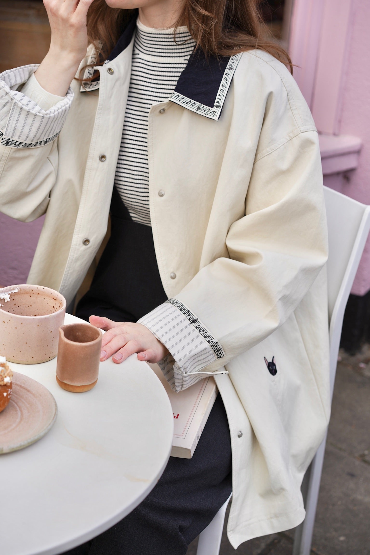 London Girl Sailor Jacket (Cream)