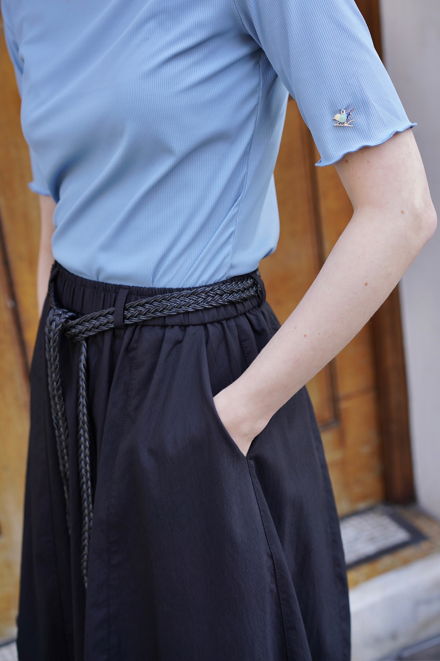 Petunia Belted Balloon Skirt