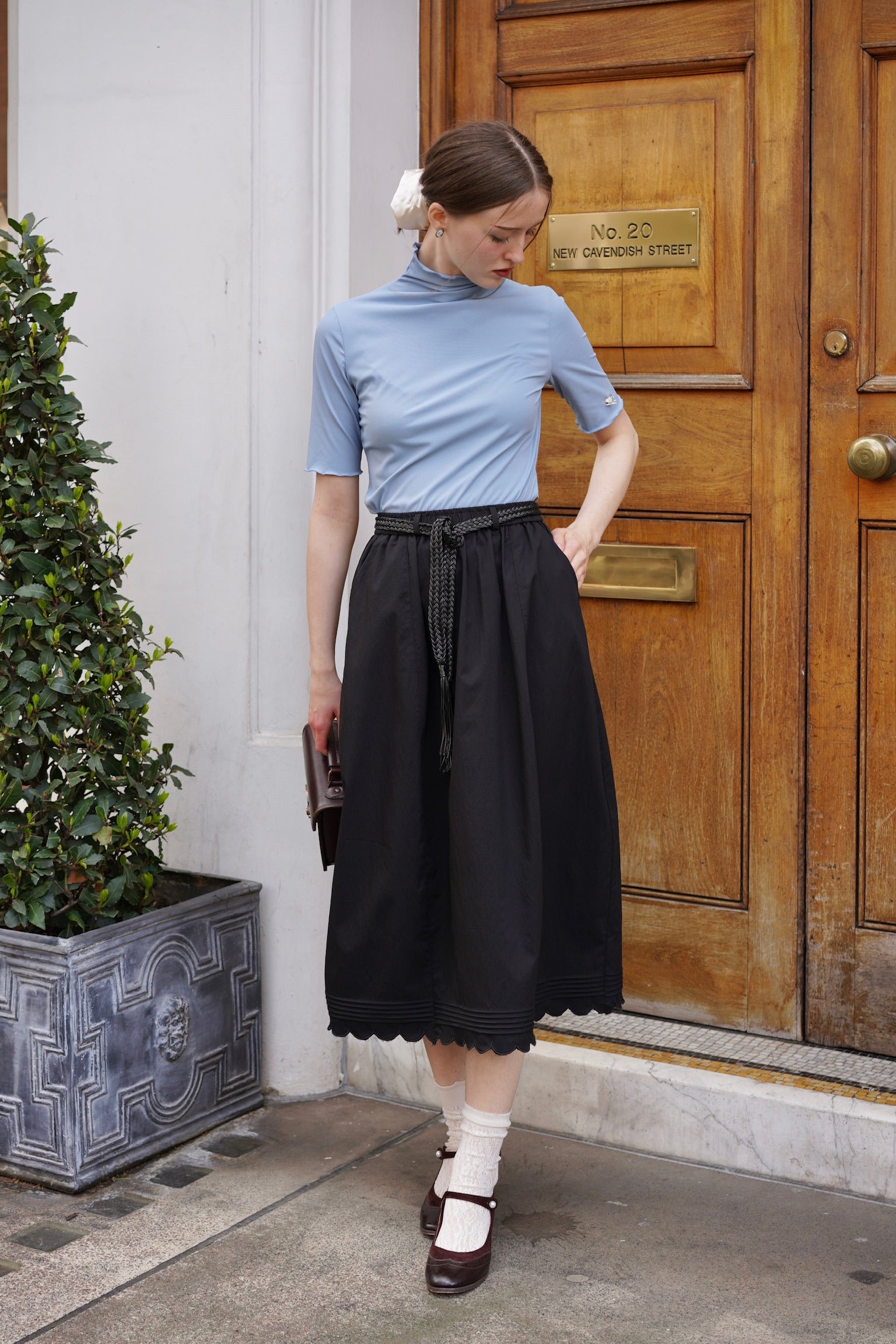 Petunia Belted Balloon Skirt
