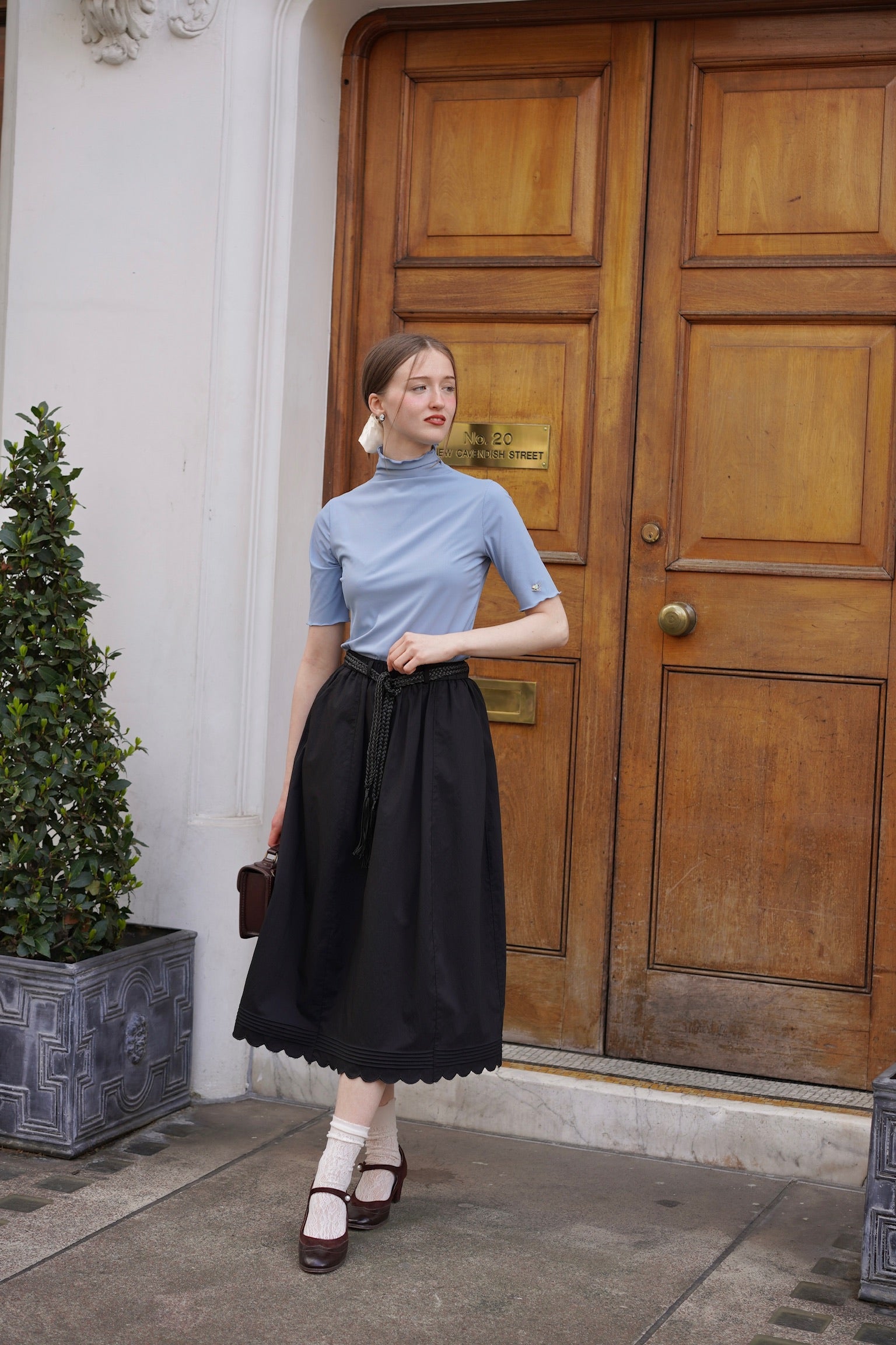 Petunia Belted Balloon Skirt