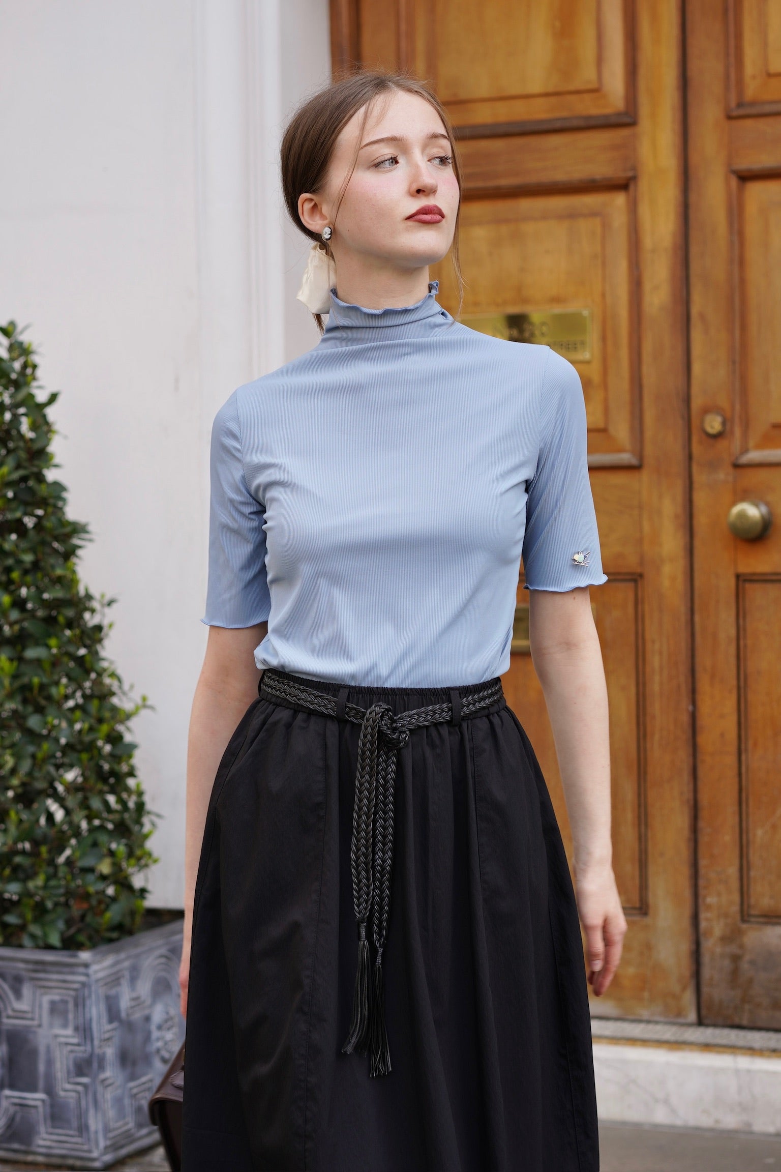 Petunia Belted Balloon Skirt