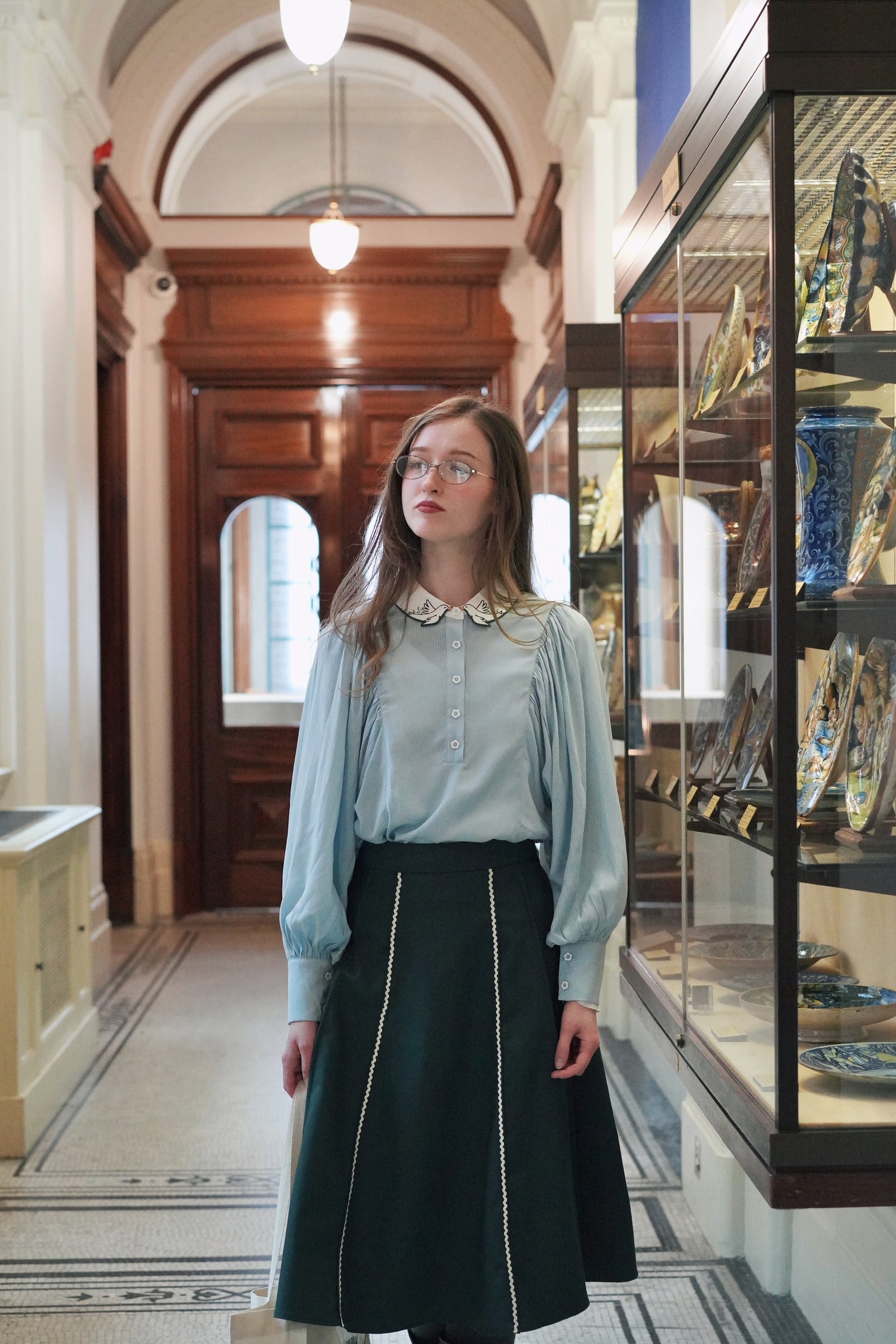 Salinger Year A-line Midi Skirt