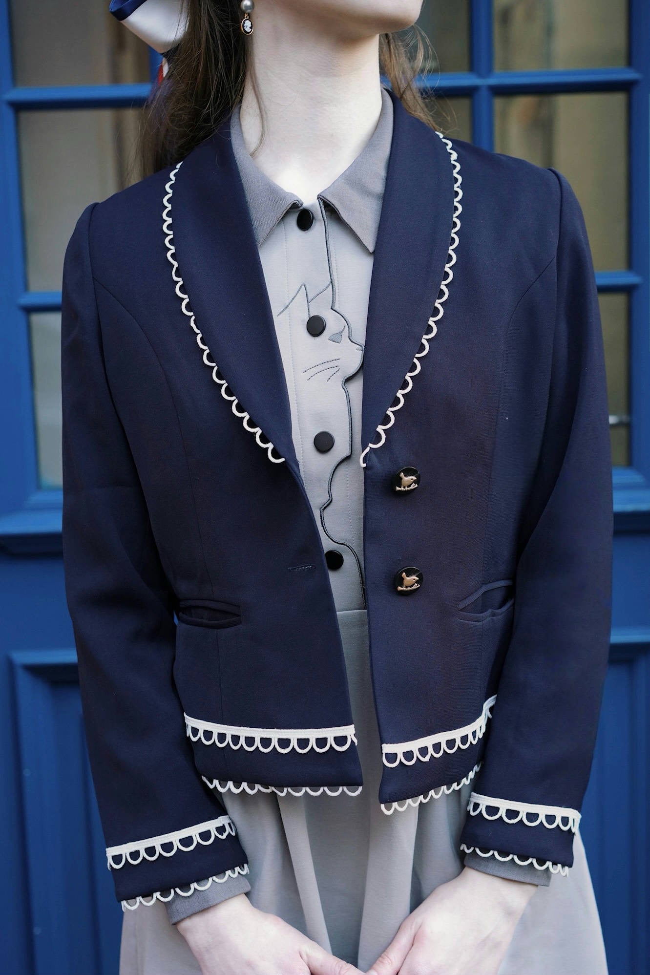 patina blazer
