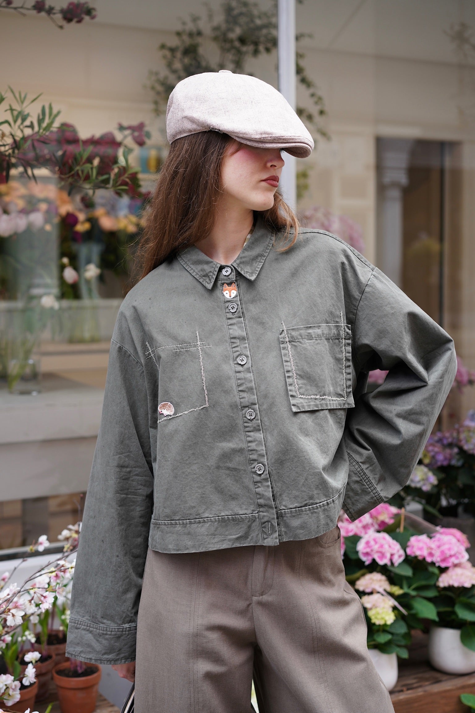 Safari Pals Cotton Shirt Jacket