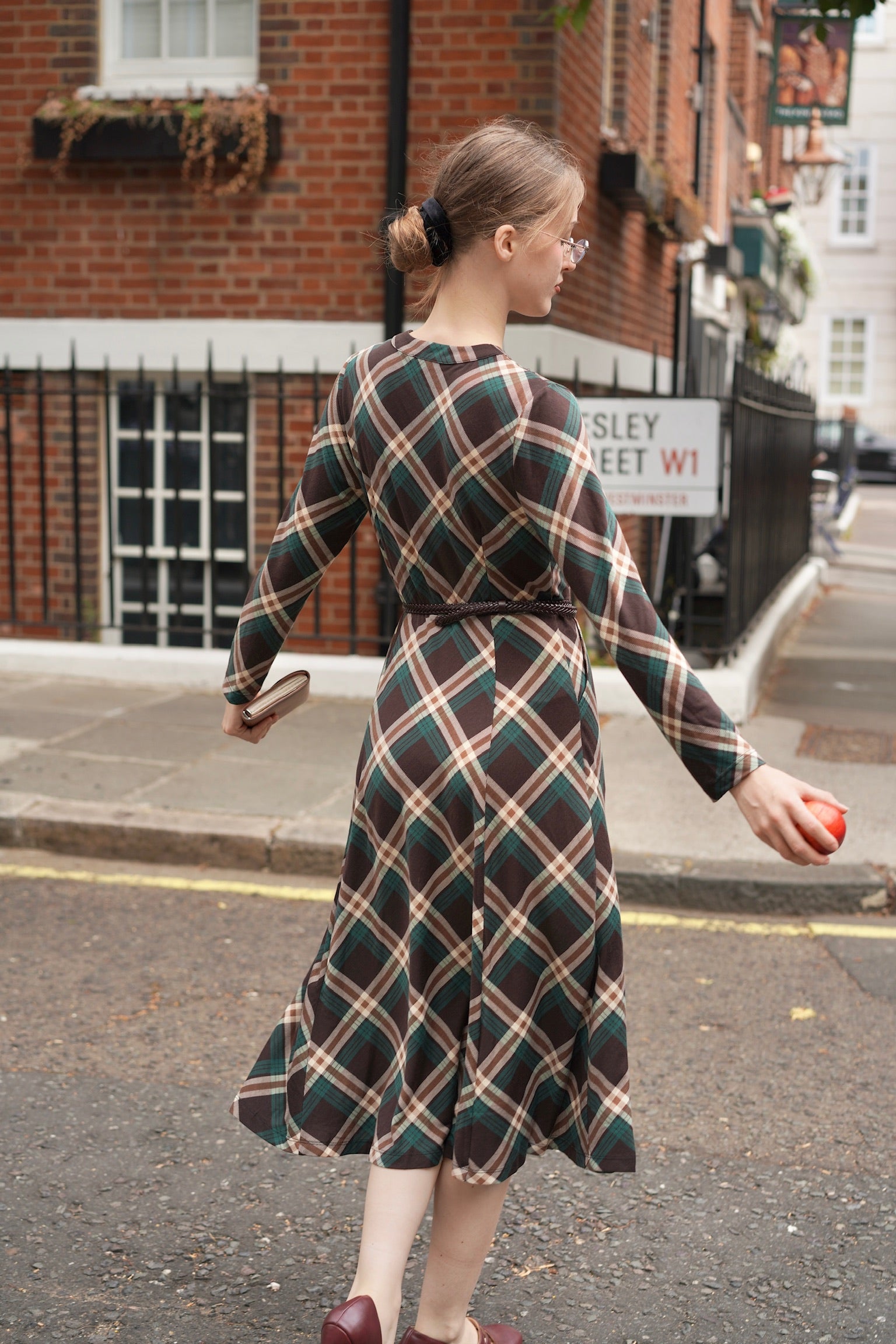 Margo Check Dress
