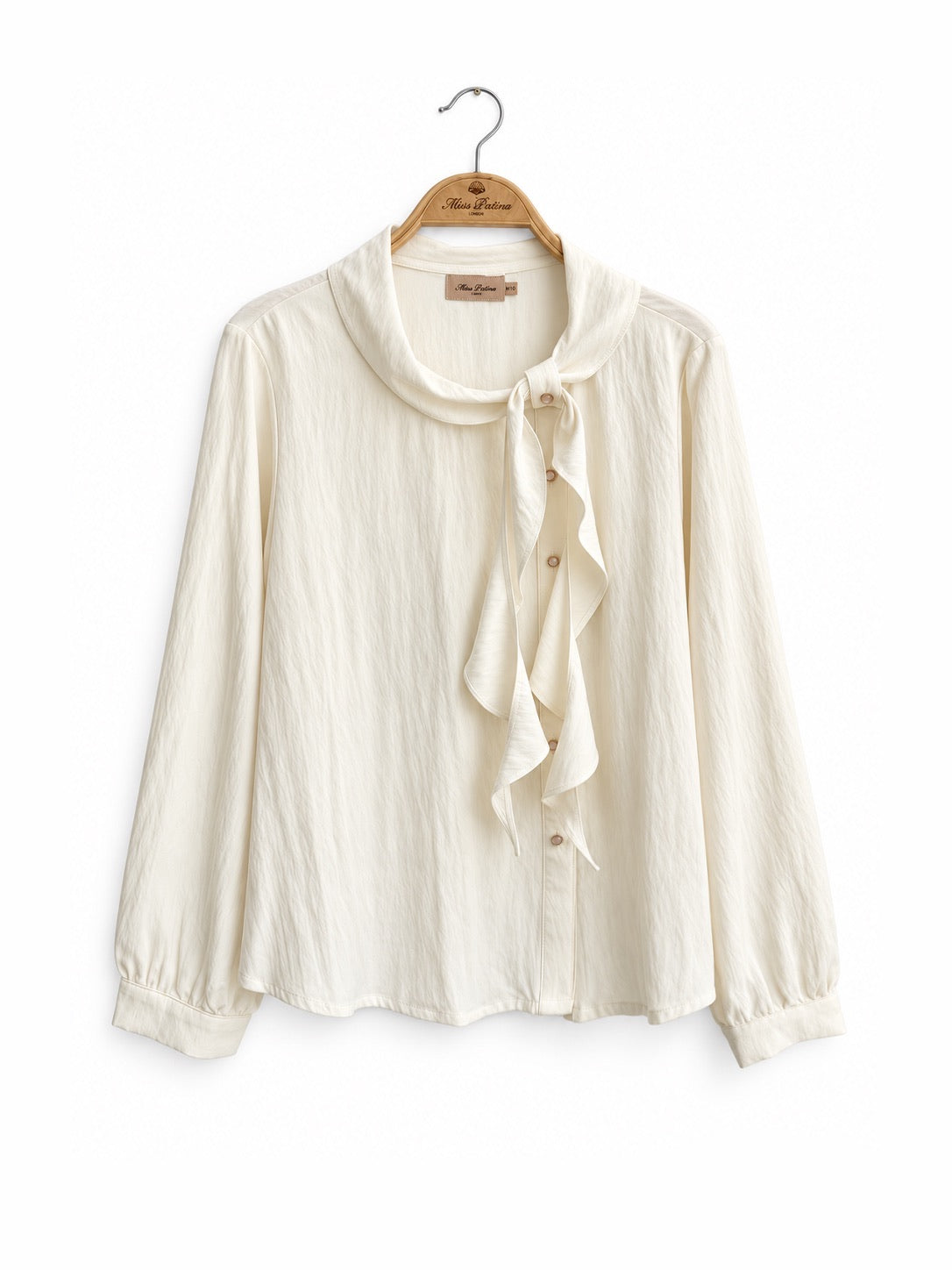 Margot Draped Bow Blouse