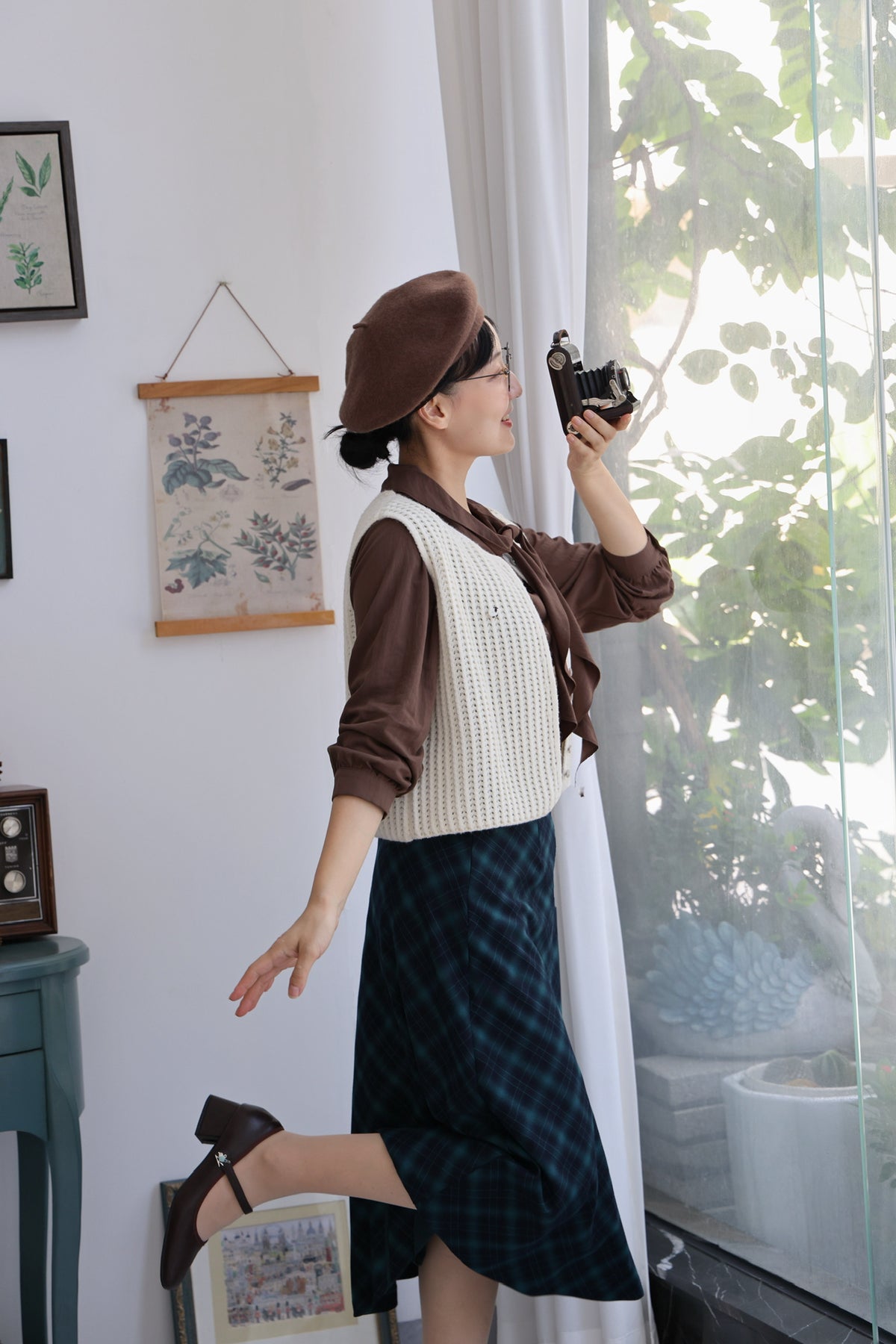 Margot Draped Bow Blouse