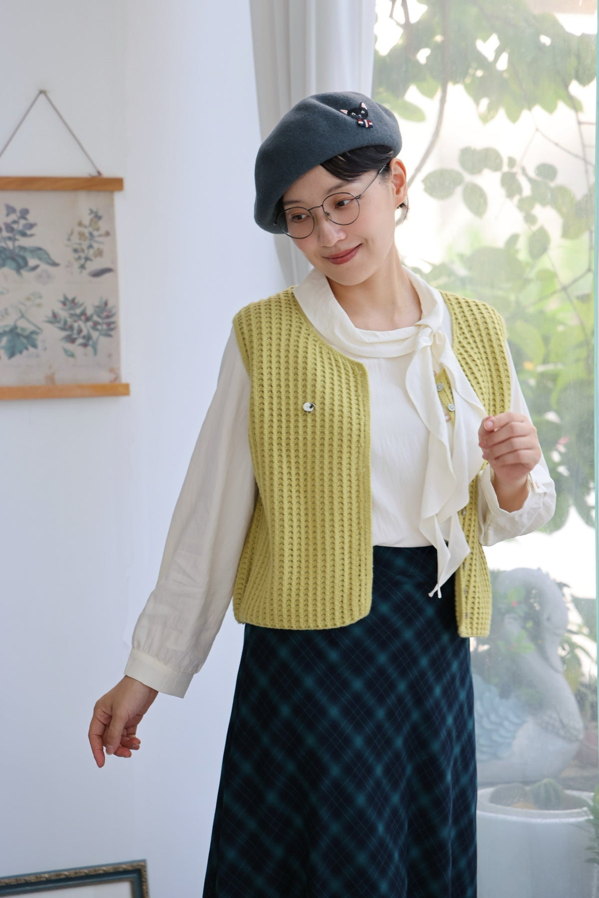Margot Draped Bow Blouse