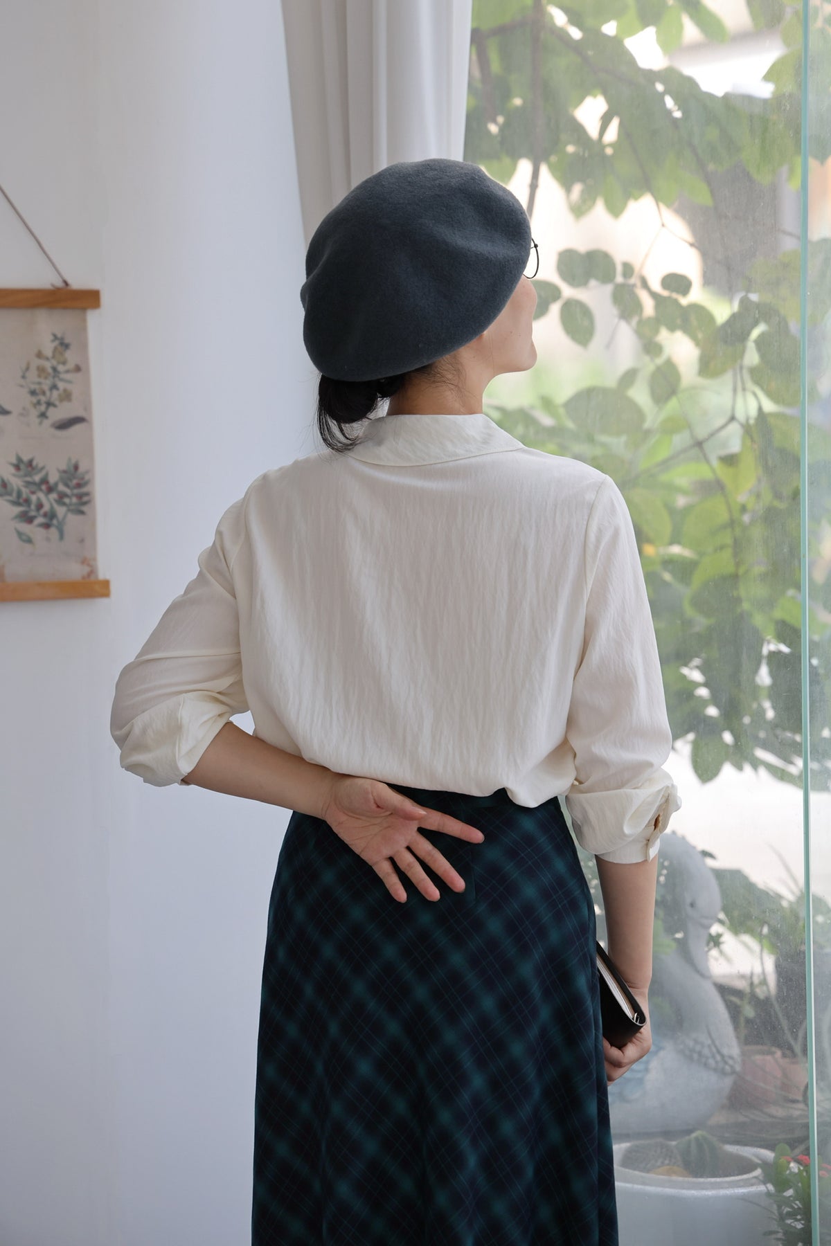 Margot Draped Bow Blouse