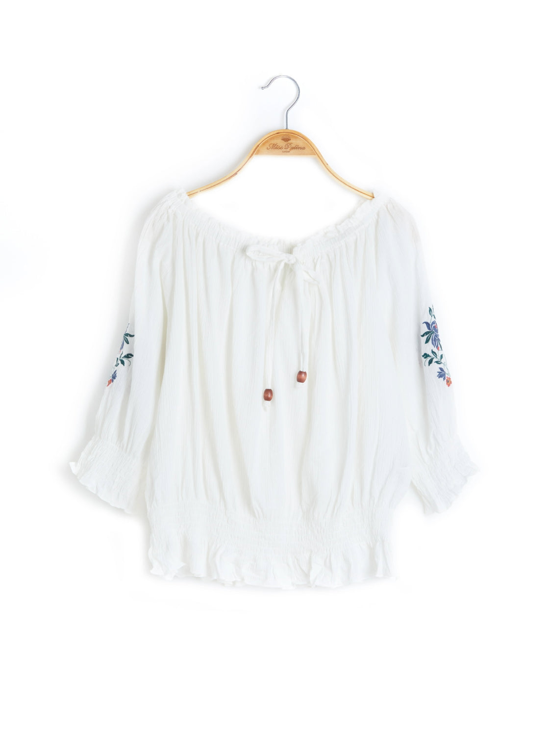 Maria Cotton Milkmaid Blouse – Miss Patina