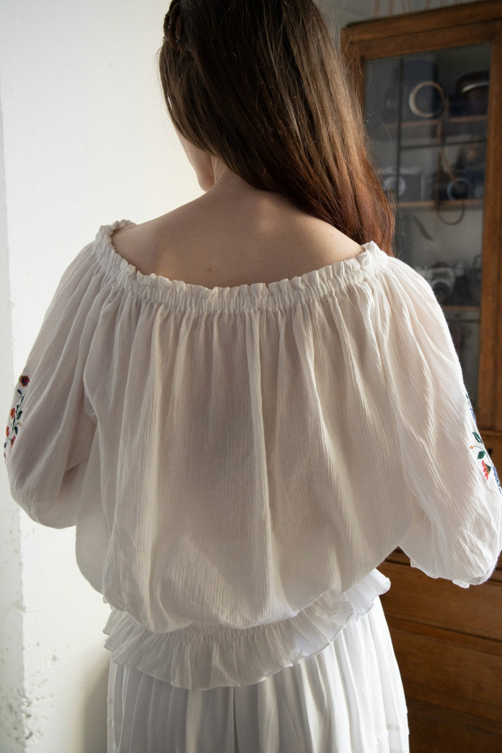 Maria Cotton Milkmaid Blouse – Miss Patina