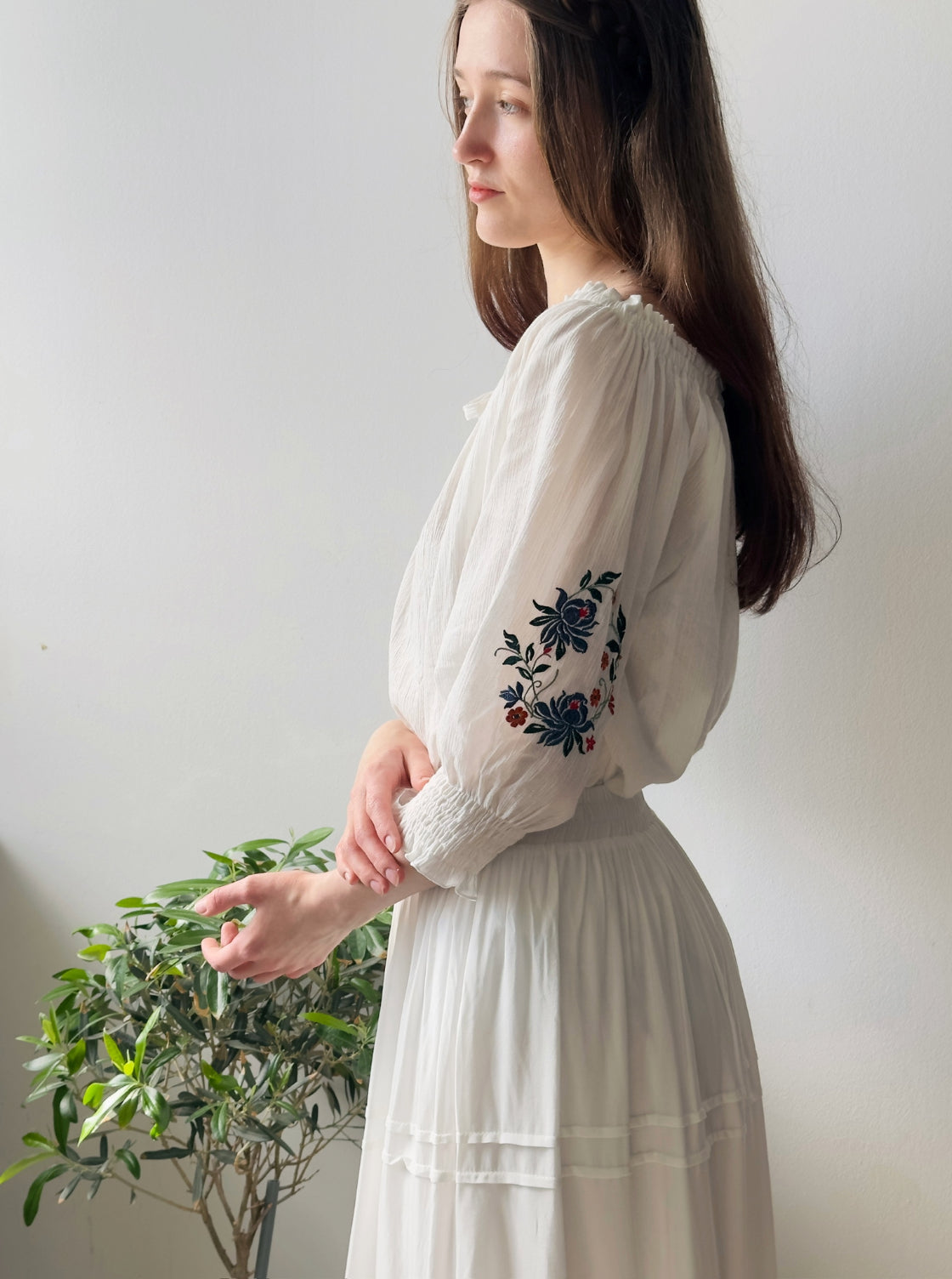Maria Cotton Milkmaid Blouse – Miss Patina
