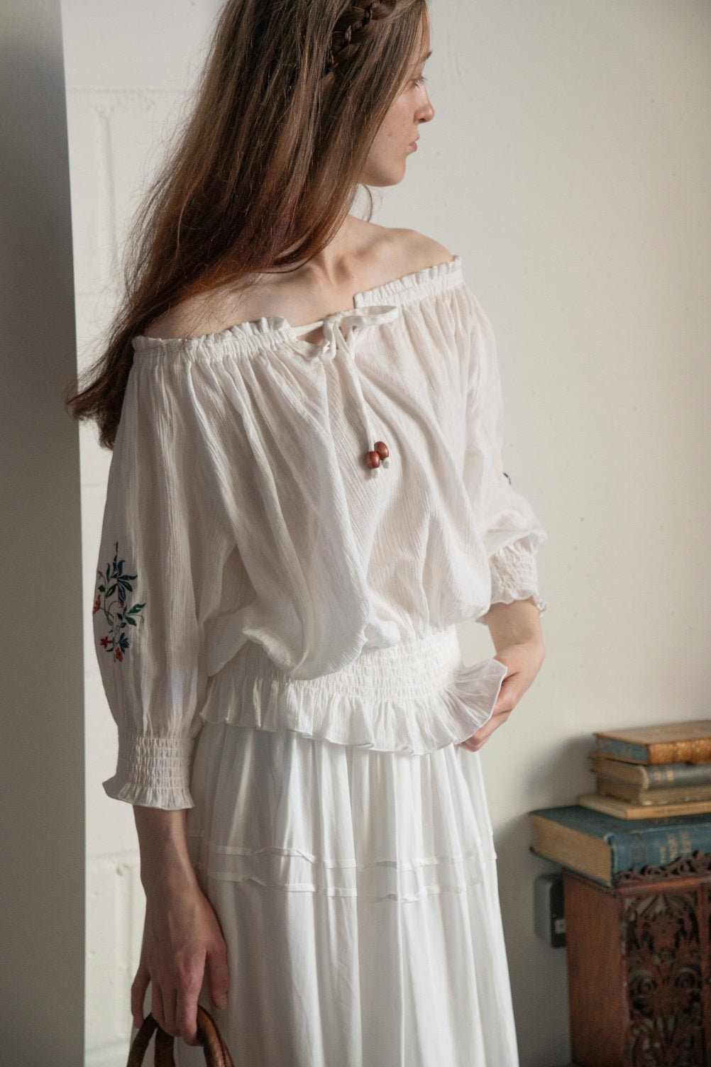Maria Cotton Milkmaid Blouse – Miss Patina