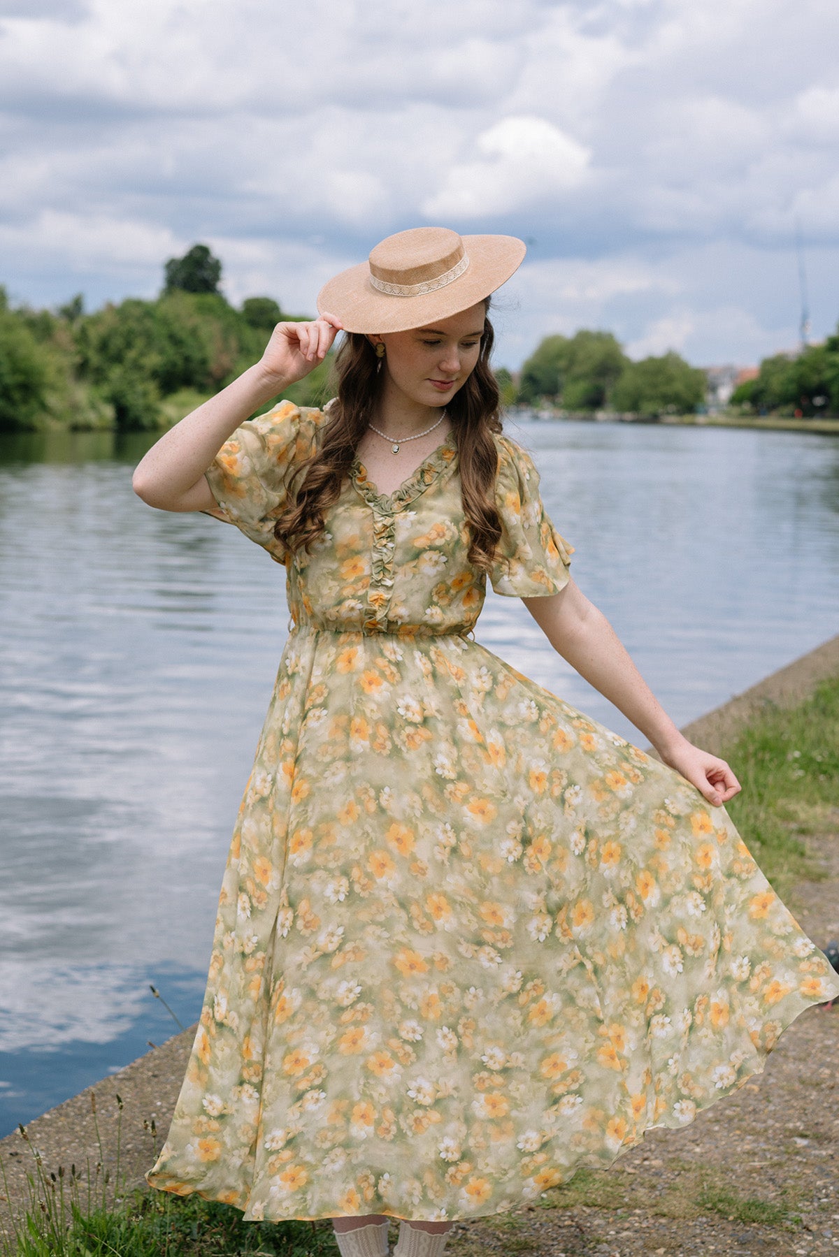 Marigold Monet Dress