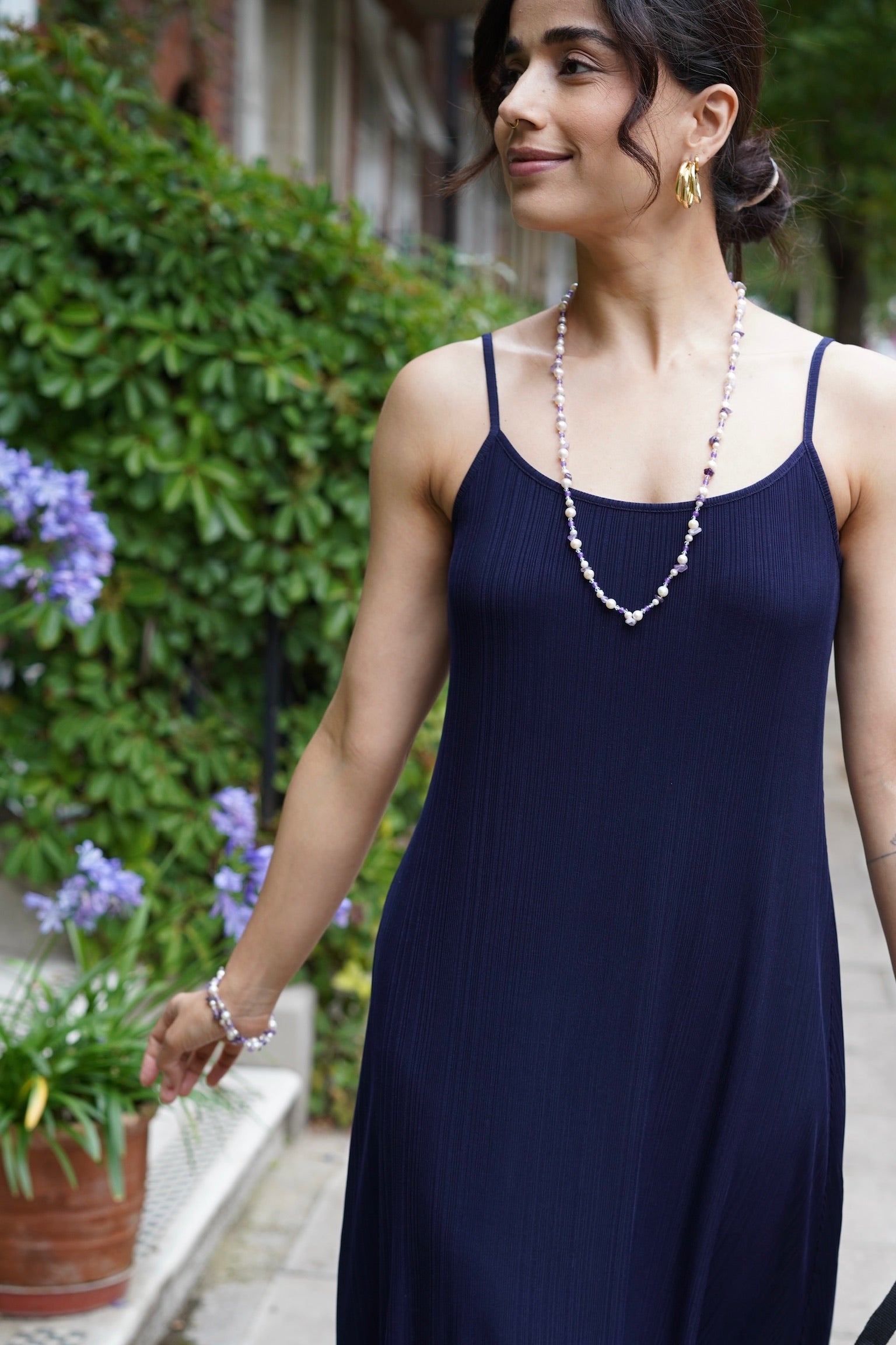 Amethyst Pearl Set