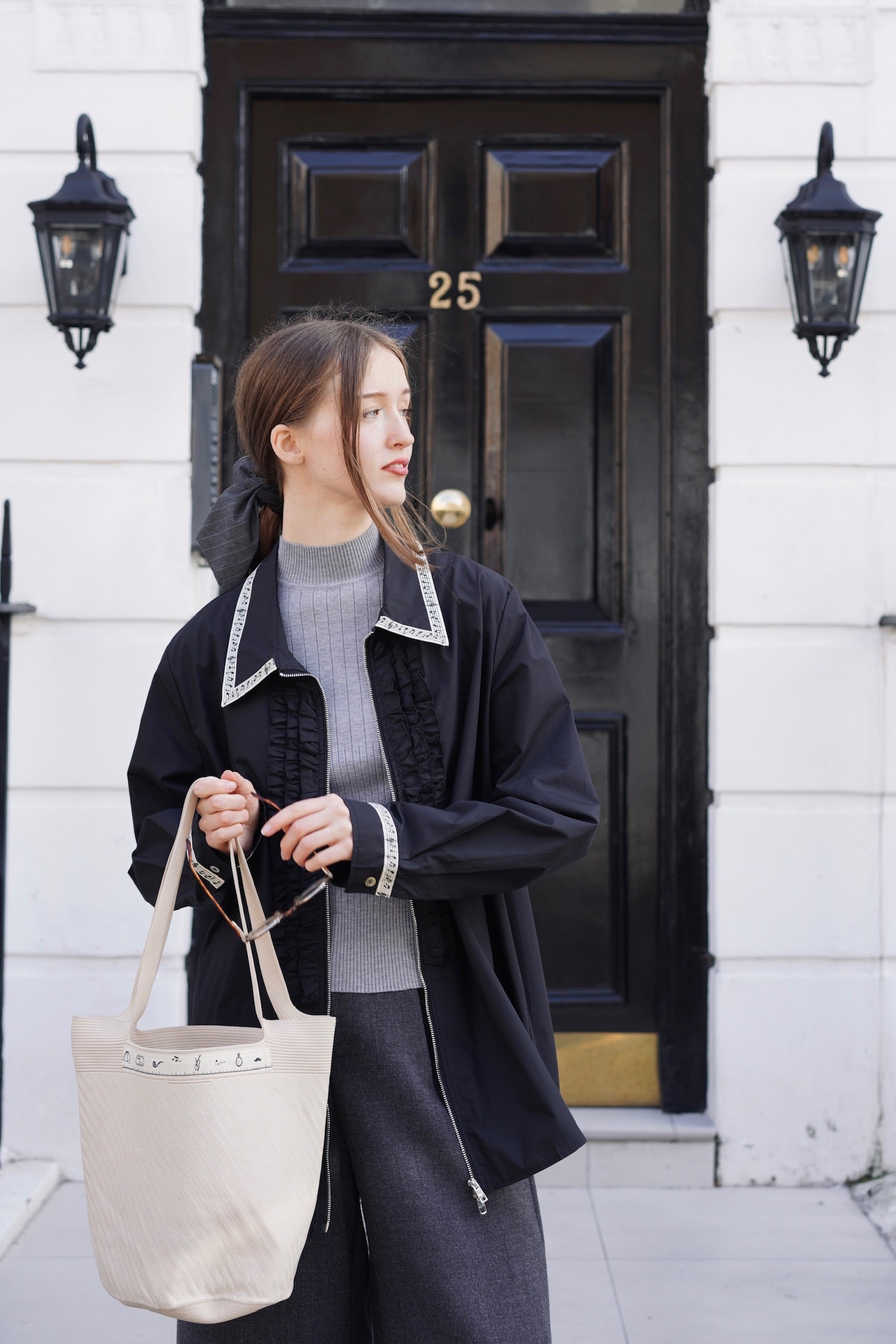 Melody Sailor Zip Shirt Jacket