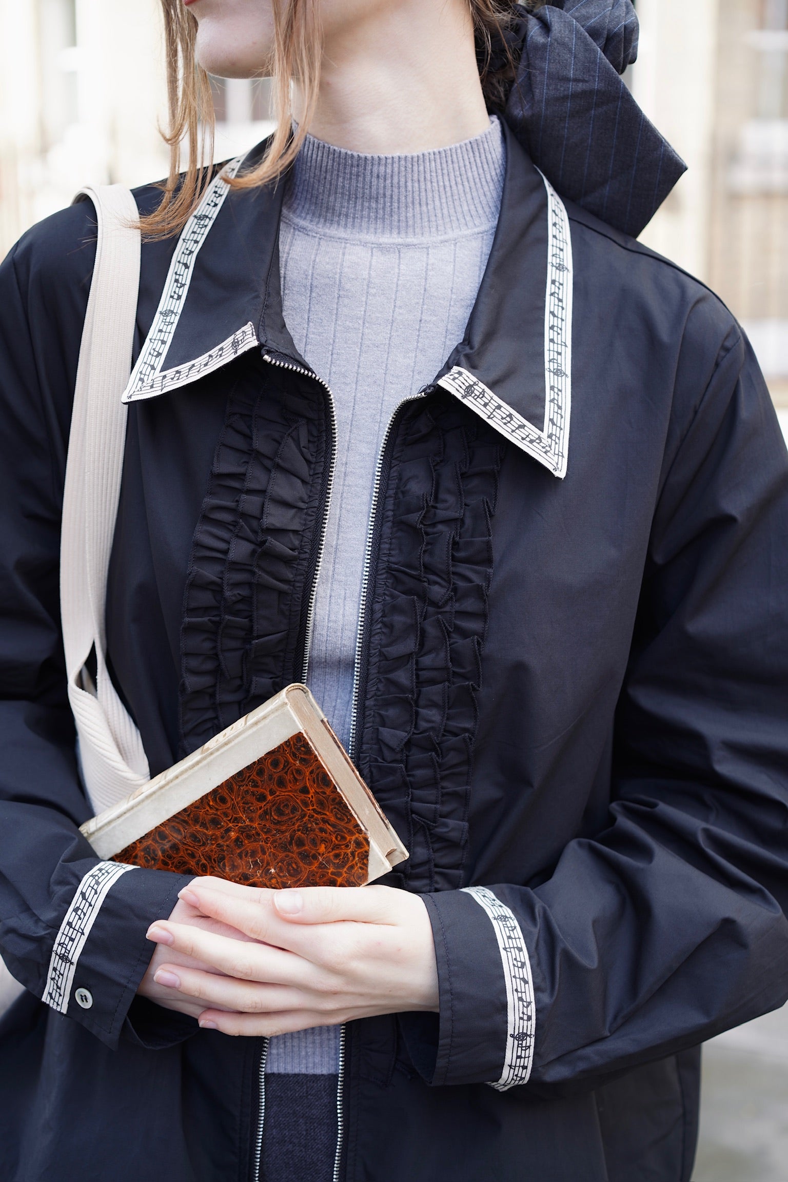 Melody Sailor Zip Shirt Jacket