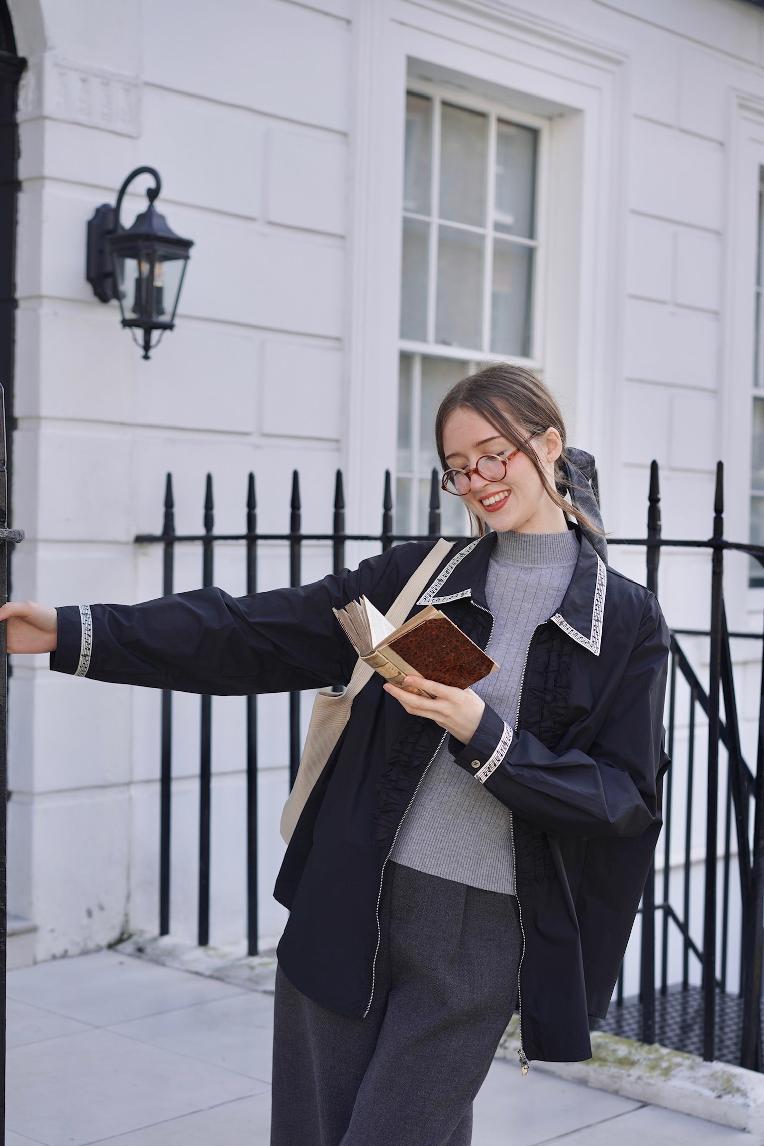 Melody Sailor Zip Shirt Jacket