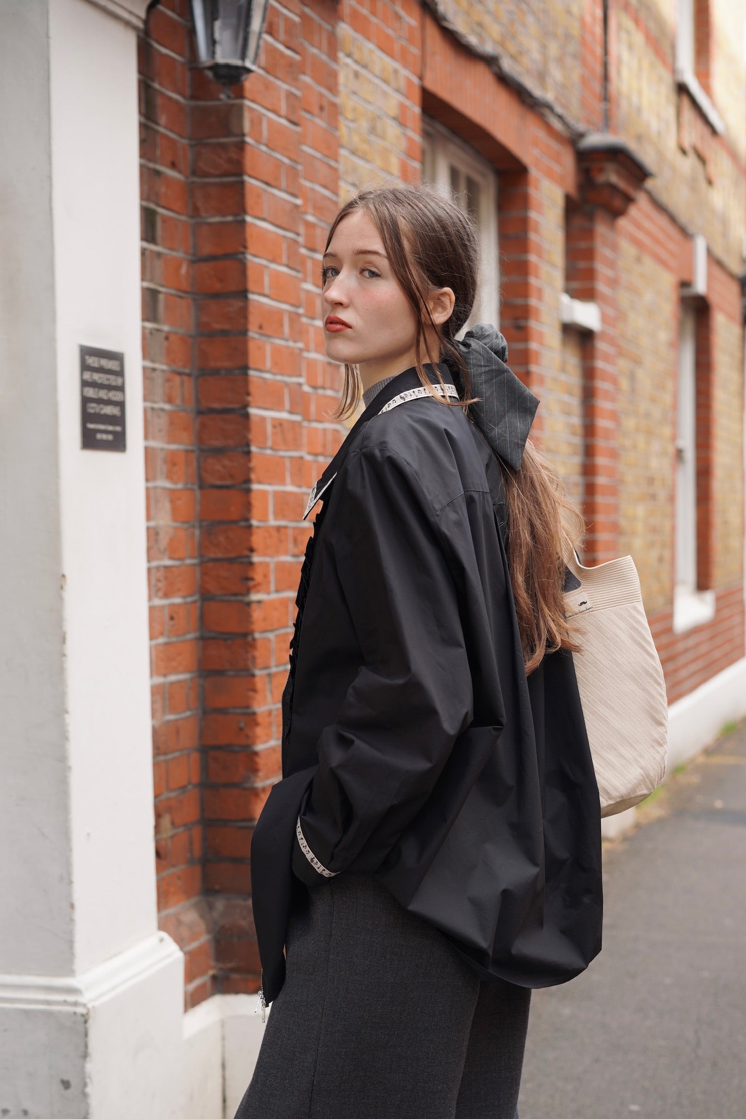 Melody Sailor Zip Shirt Jacket