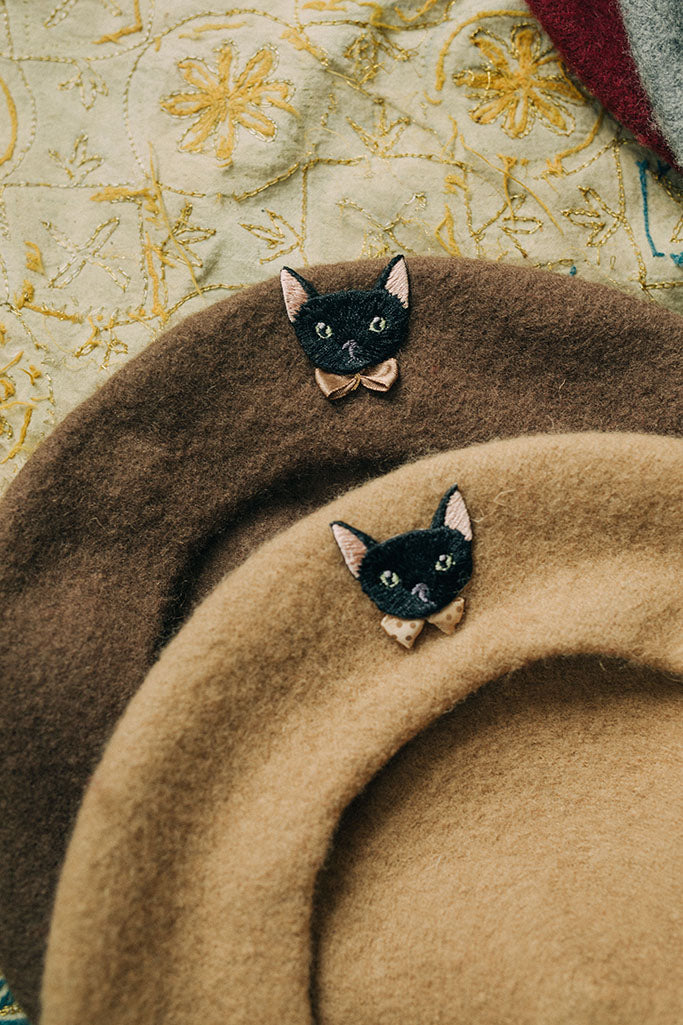 Meow Meow Beret (Mocha)