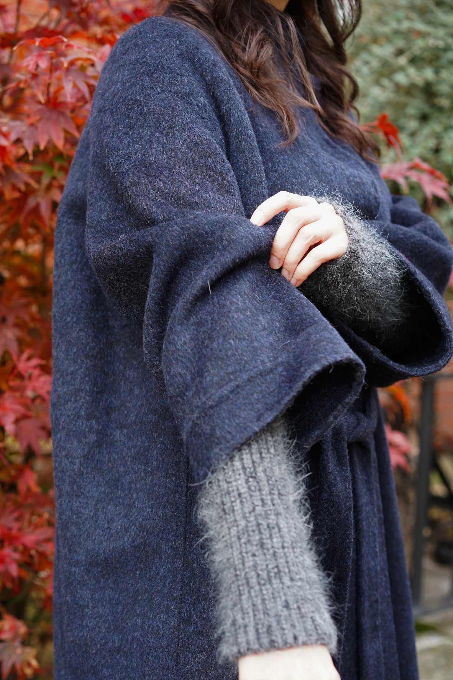 Midnight Layered Wool Coat