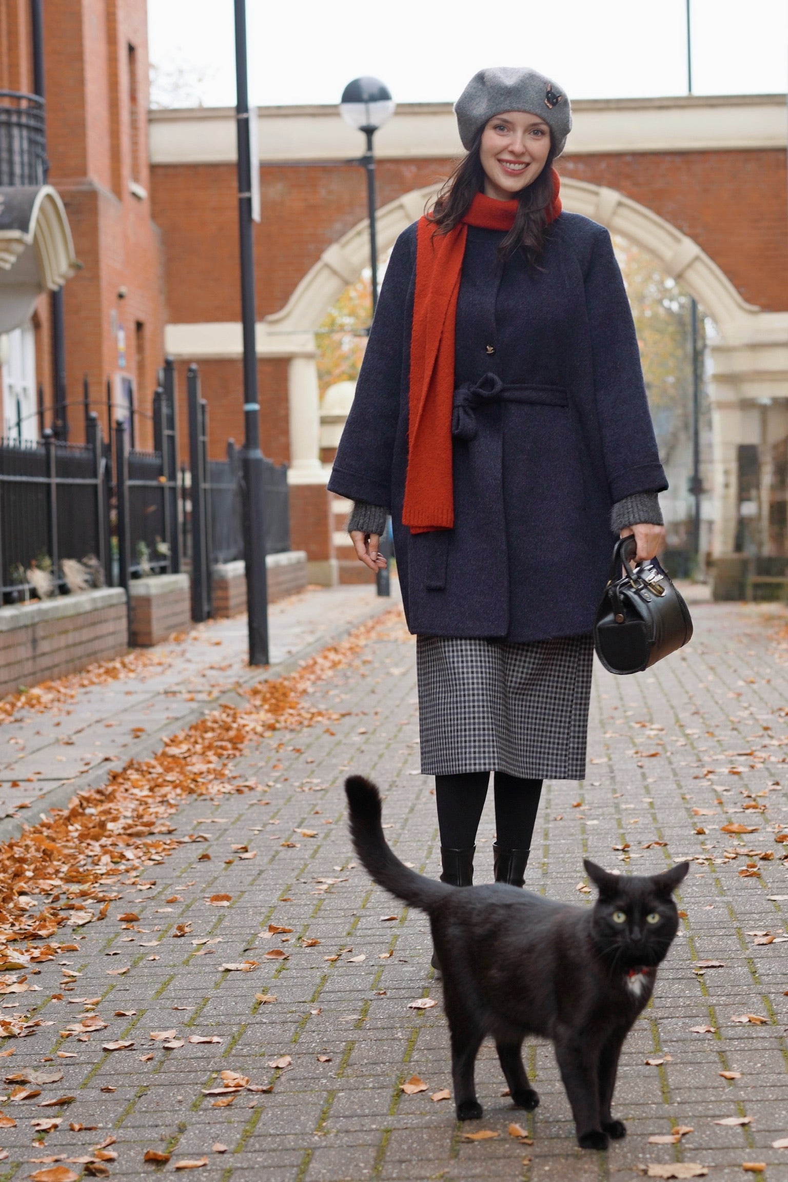 Midnight Layered Wool Coat