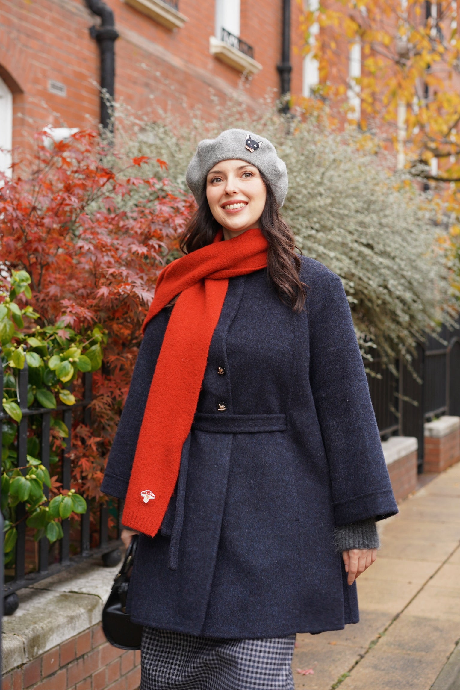 Midnight Layered Wool Coat