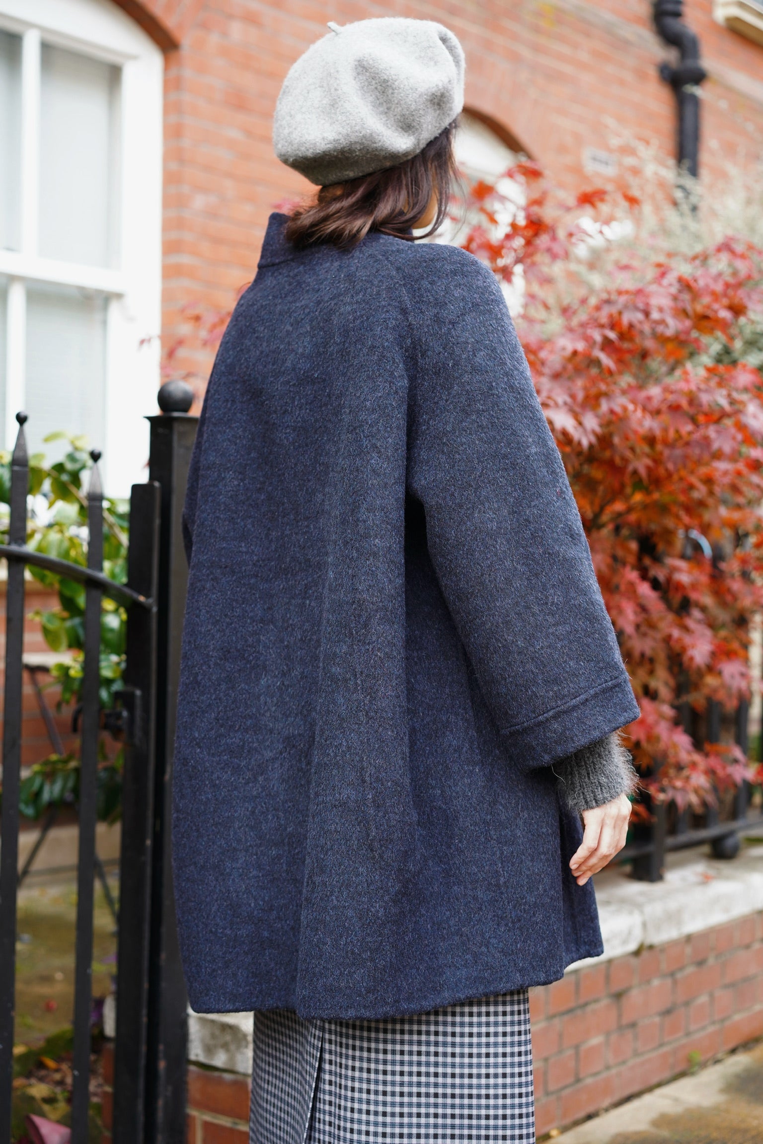 Midnight Layered Wool Coat