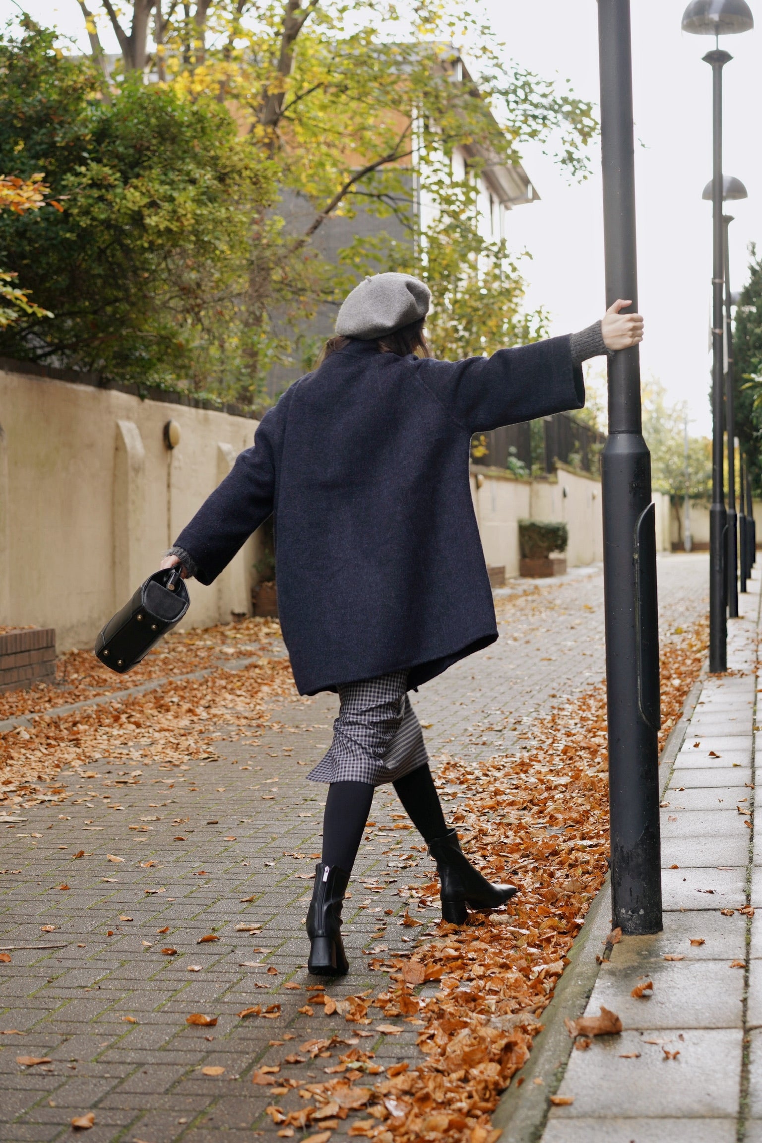 Midnight Layered Wool Coat