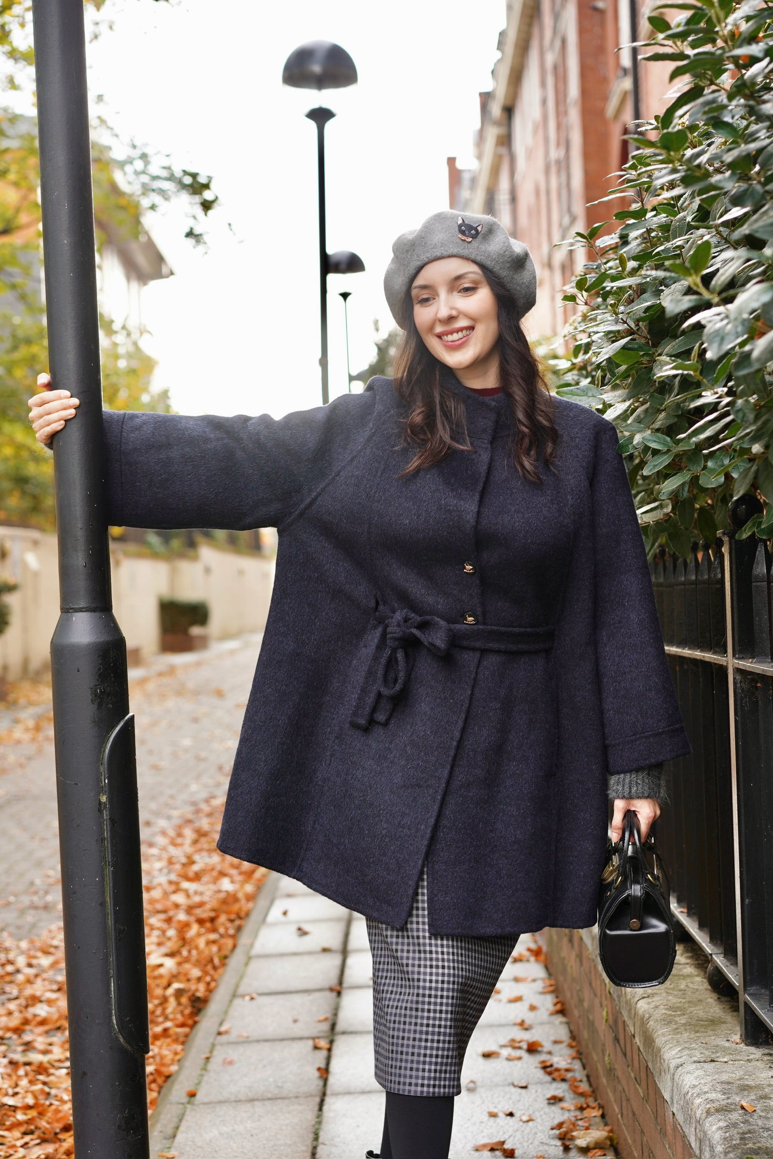 Midnight Layered Wool Coat