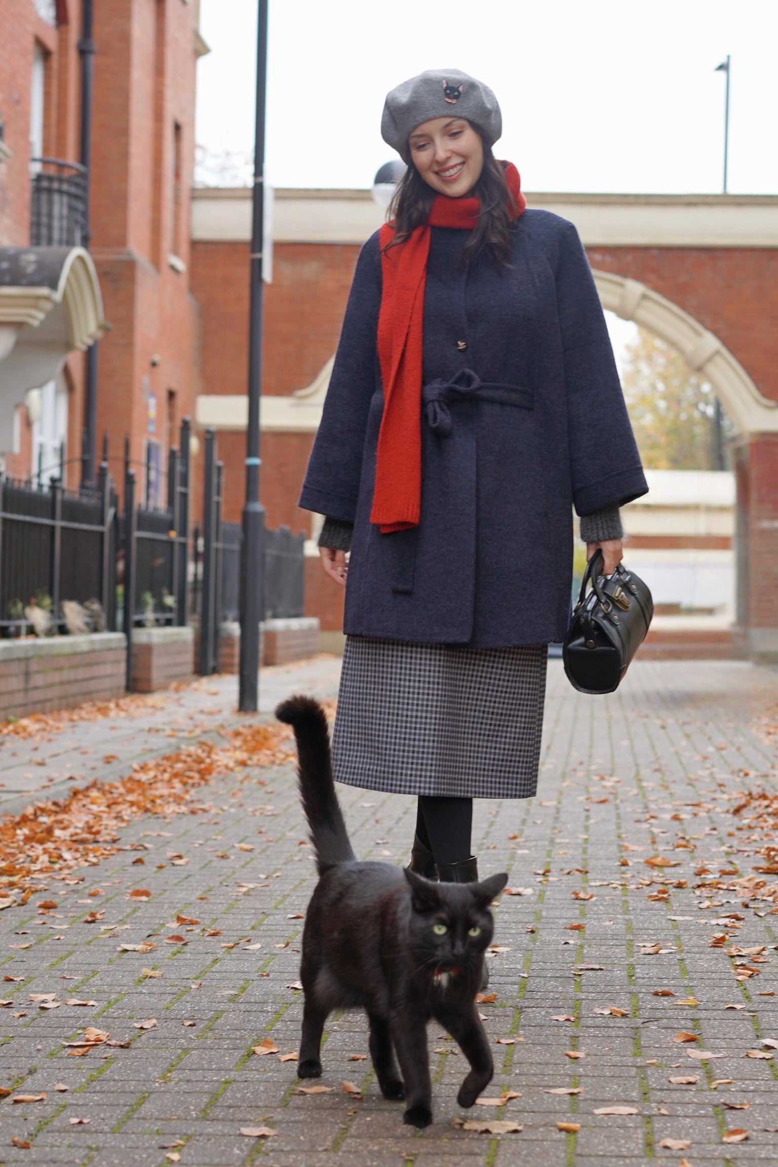 Midnight Layered Wool Coat