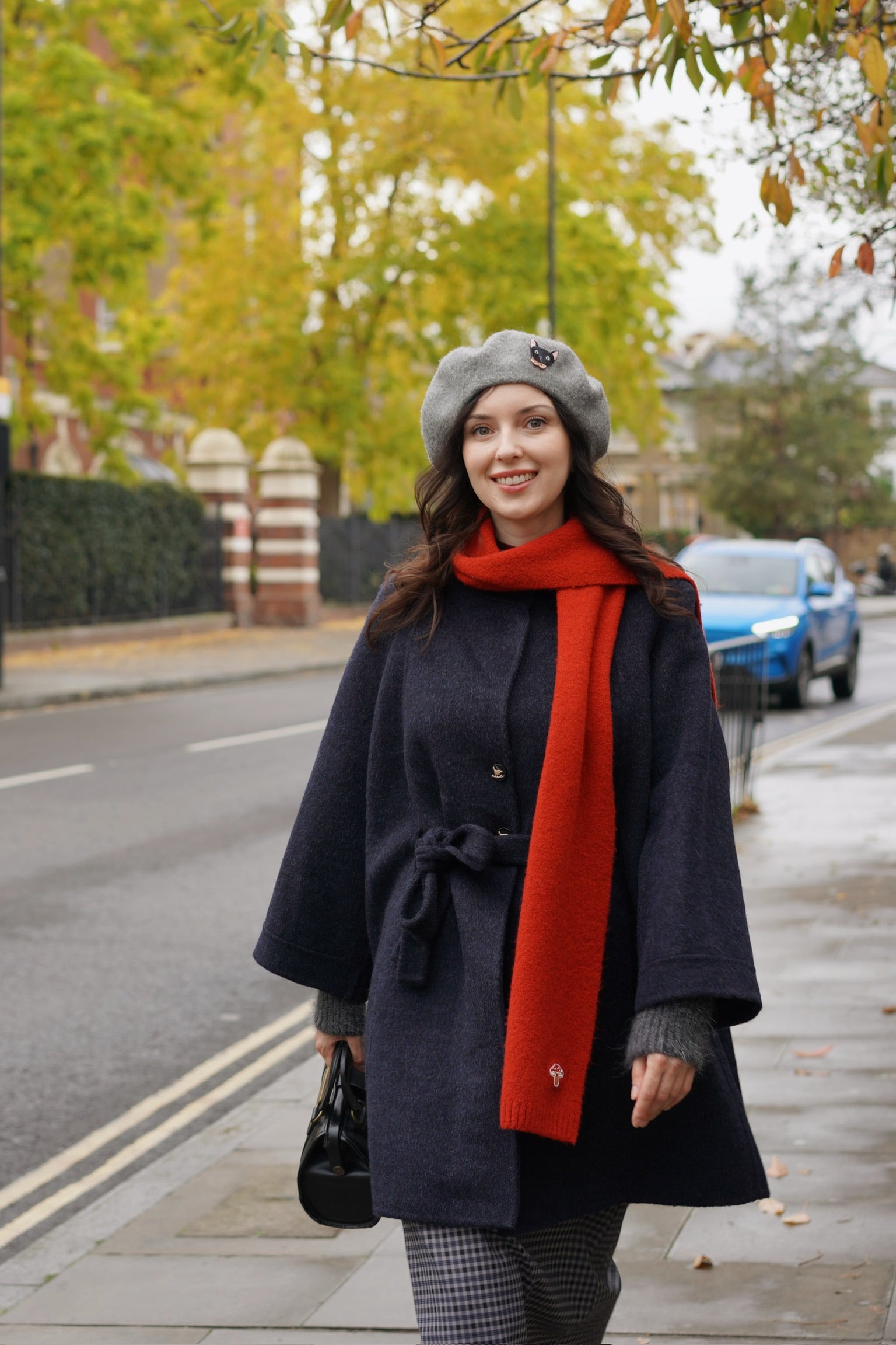 Midnight Layered Wool Coat