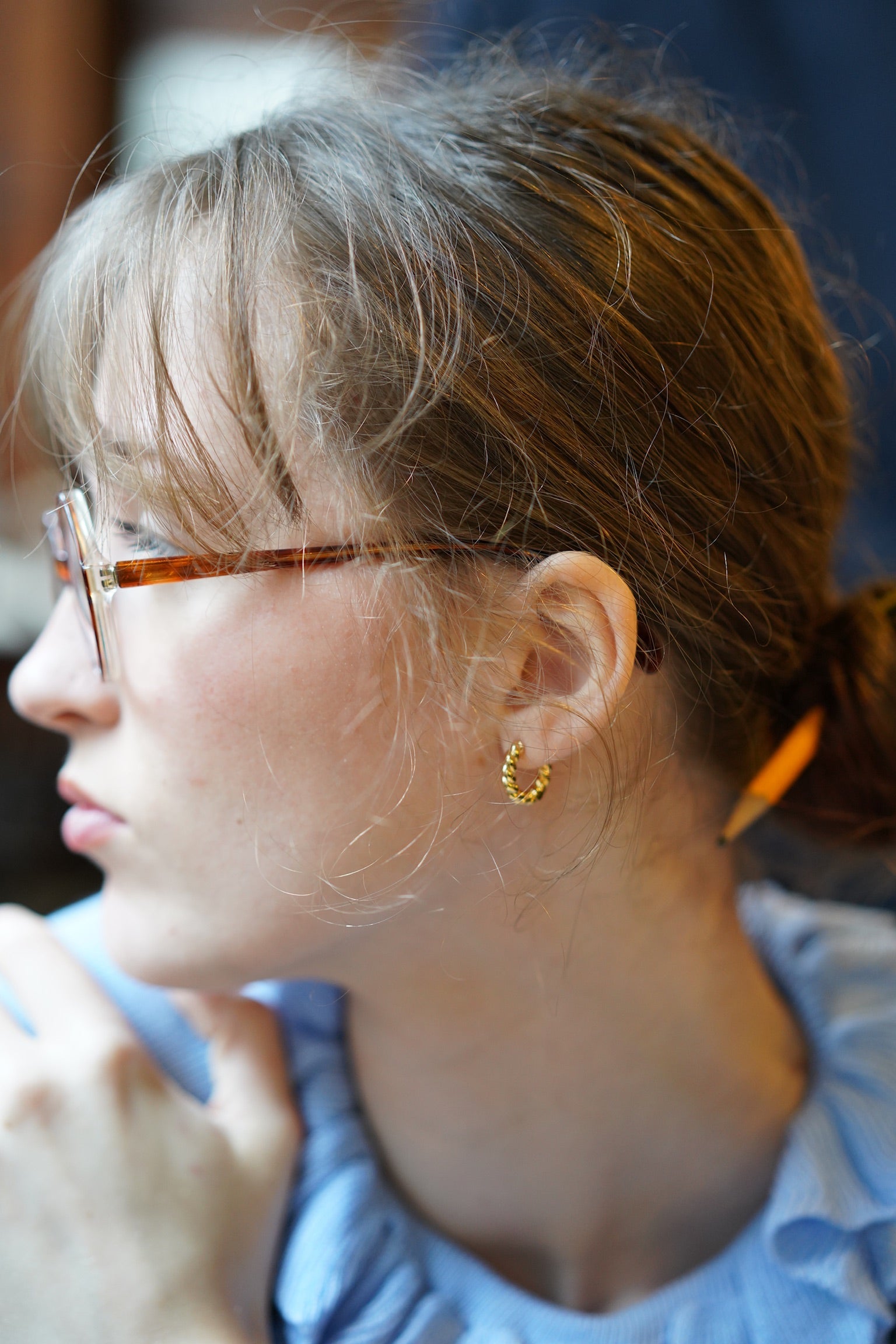 Mini Link Hoop Earrings