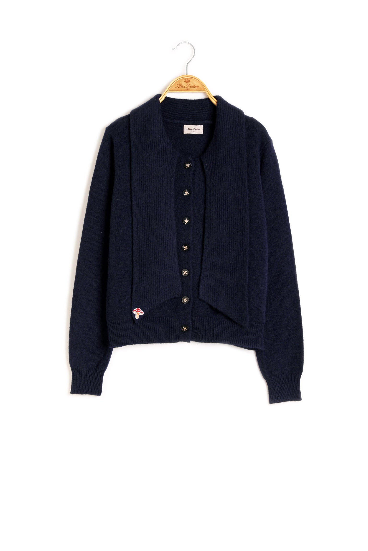 Miss Honey Wool Jumper（ Navy）