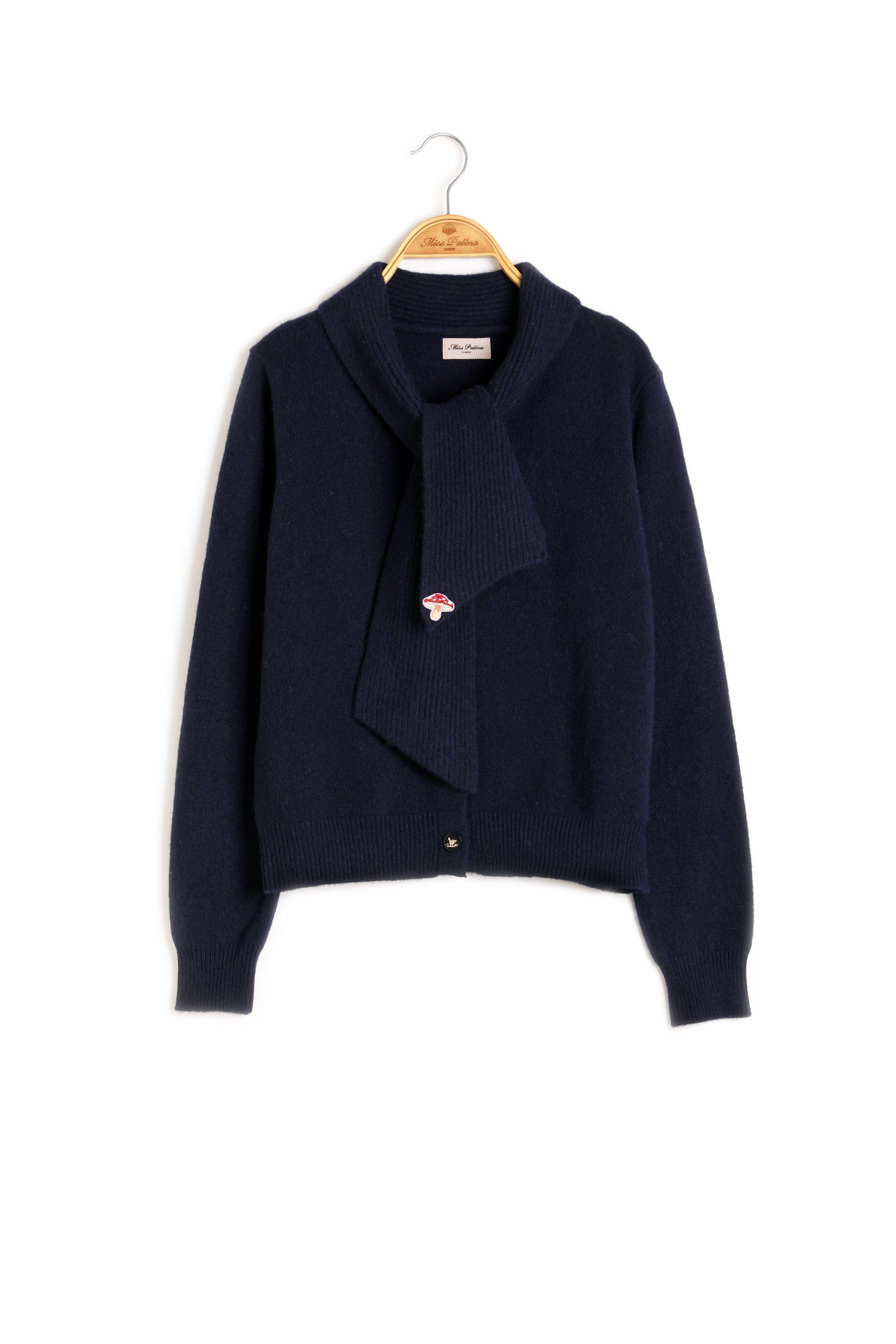Miss Honey Wool Jumper（ Navy）