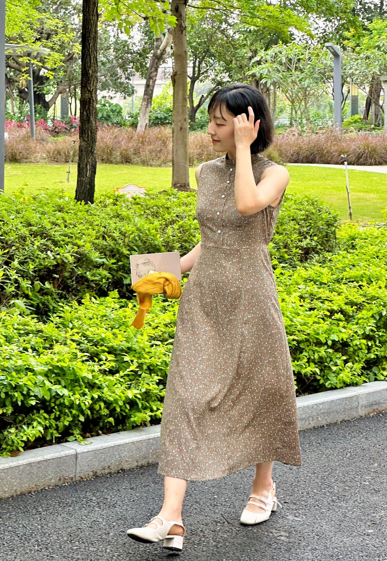 Mood for Love Dress (Ditsy Meadow）